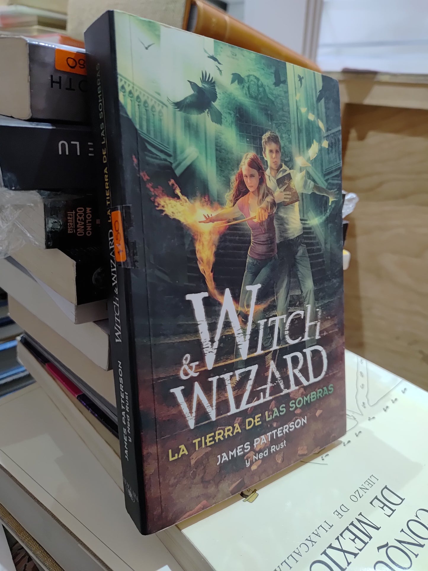 WITCH AND WIZARD POR LA TIERRA DE LAS SOMBRAS POR JAMES PATTERSON USADO NOVELAS JUAREZ 515