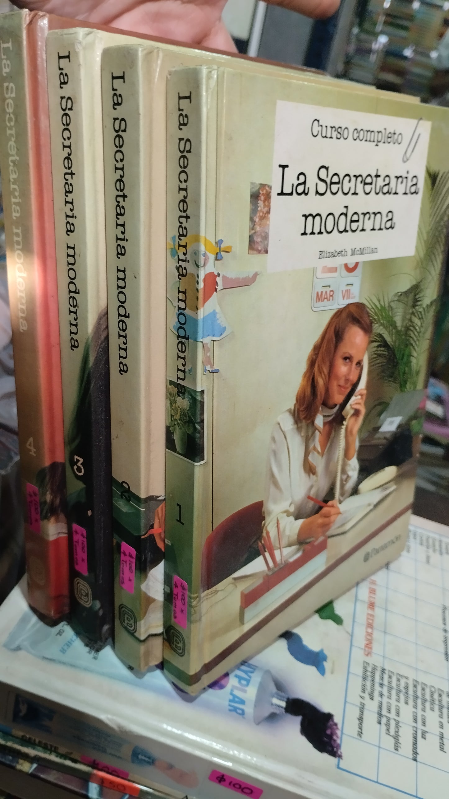LA SECRETARIA MODERNA POR ELIZABETH MC MILLAN 4 TOMOS LIBRO USADO OFICIOS ALDAMA