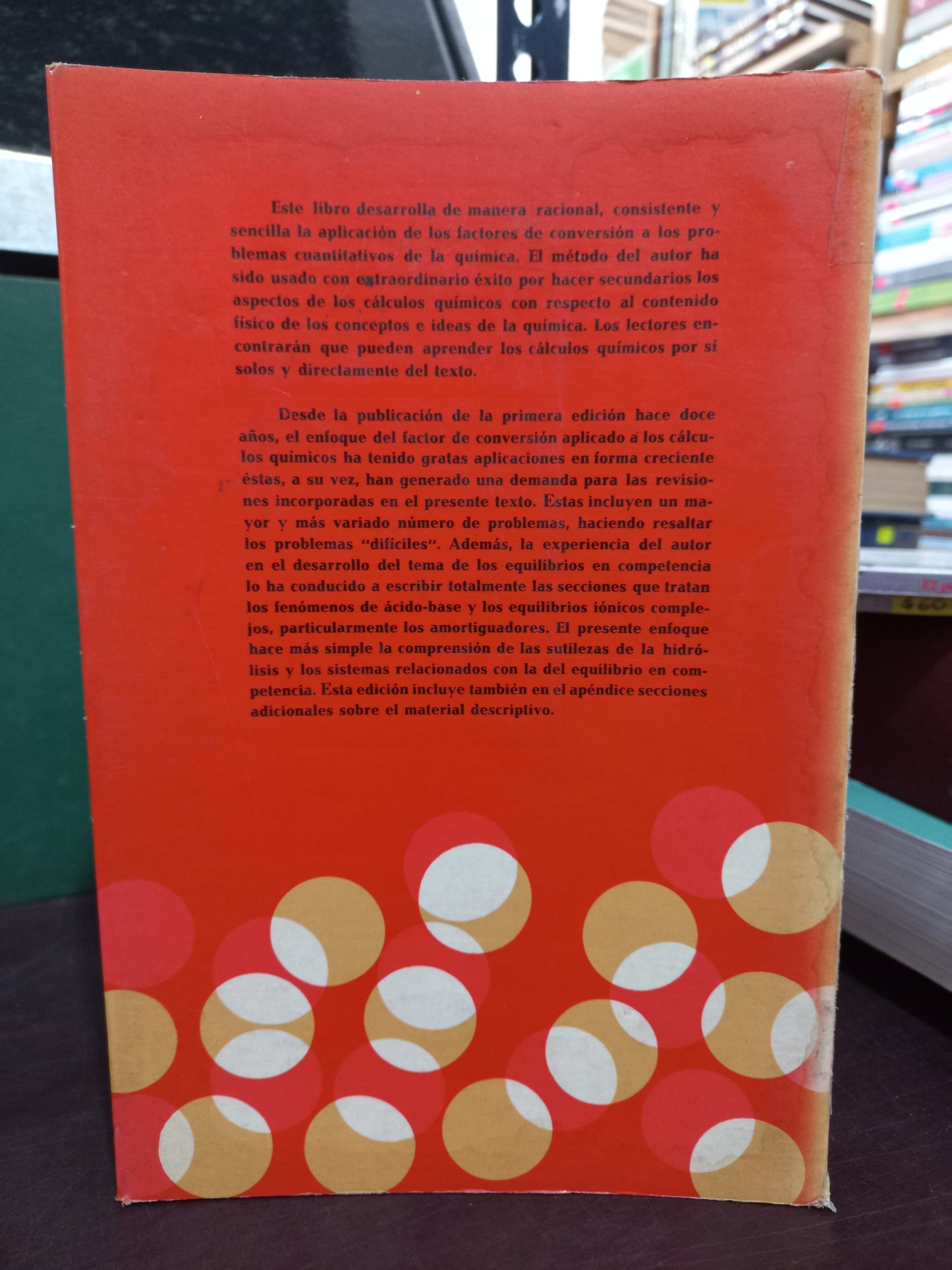 CÁLCULOS QUÍMICOS POR SIDNEY W. BENSON USADO QUÍMICA LITERARIO 305