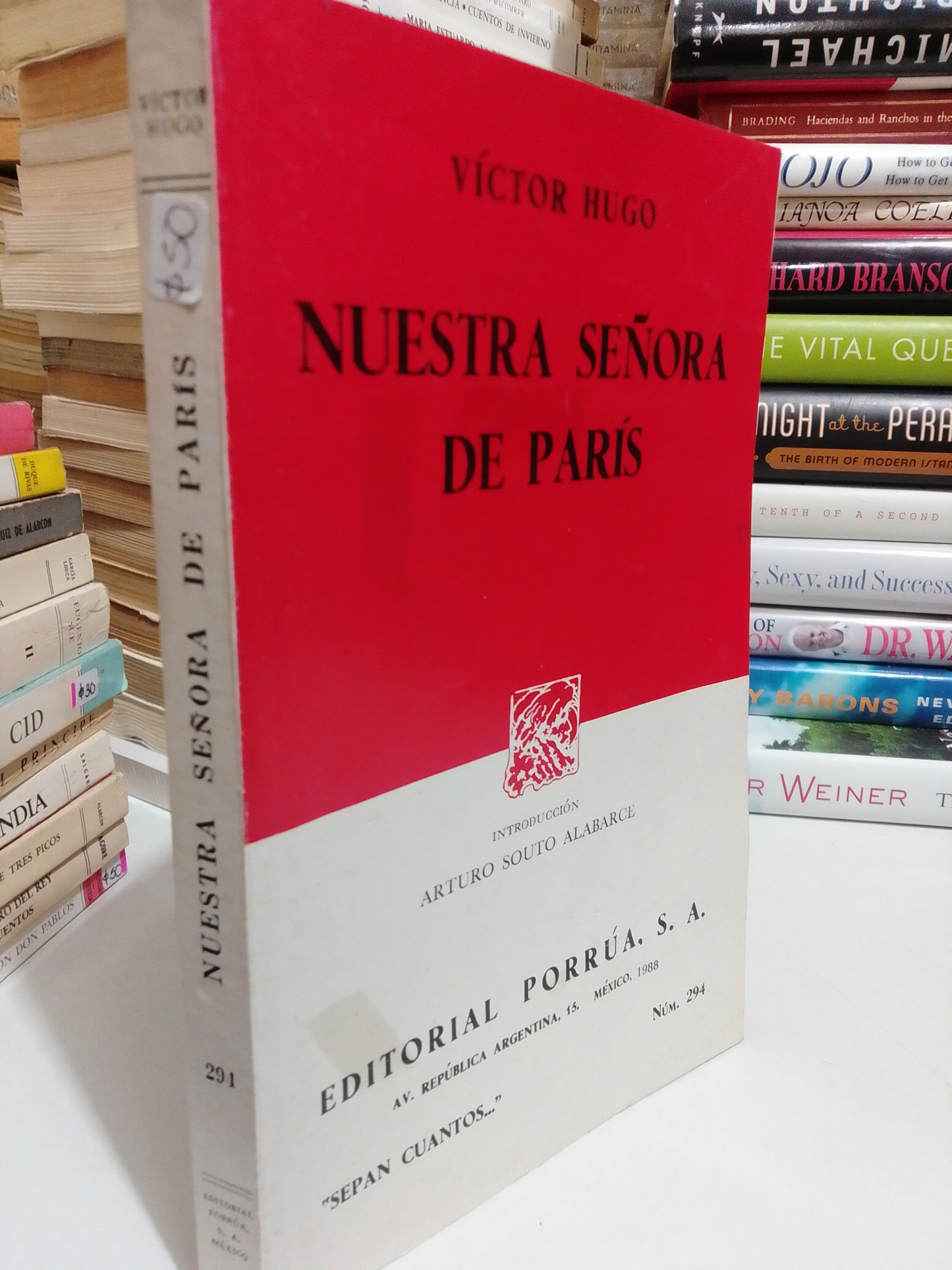 NUESTRA SEÑORA DE PARIS POR VICTOR HUGO USADO NOVELA JUÁREZ