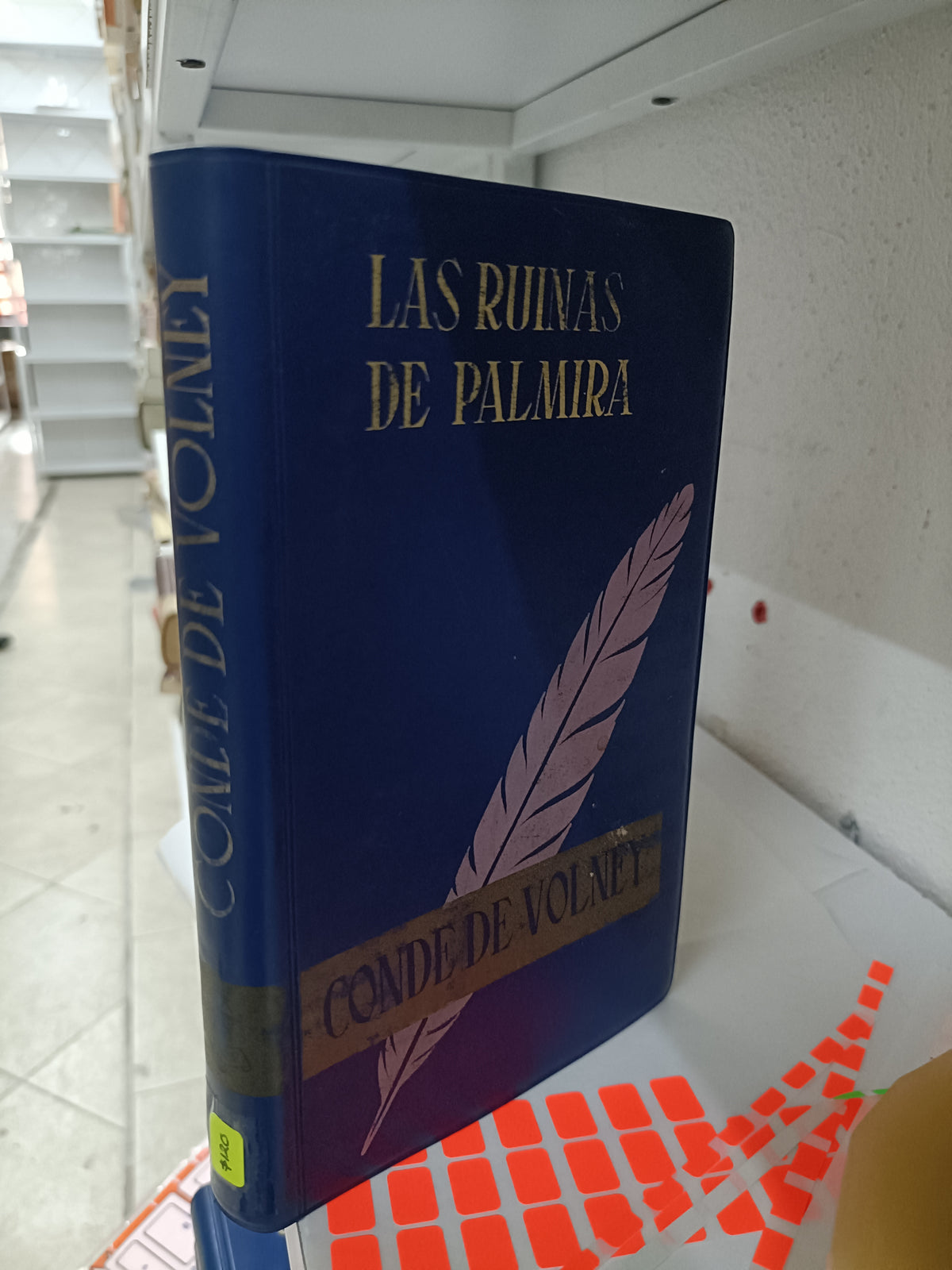LAS RUINAS DE PALMIRA POR CONDE DE VOLNEY USADO NOVELA JUAREZ 515