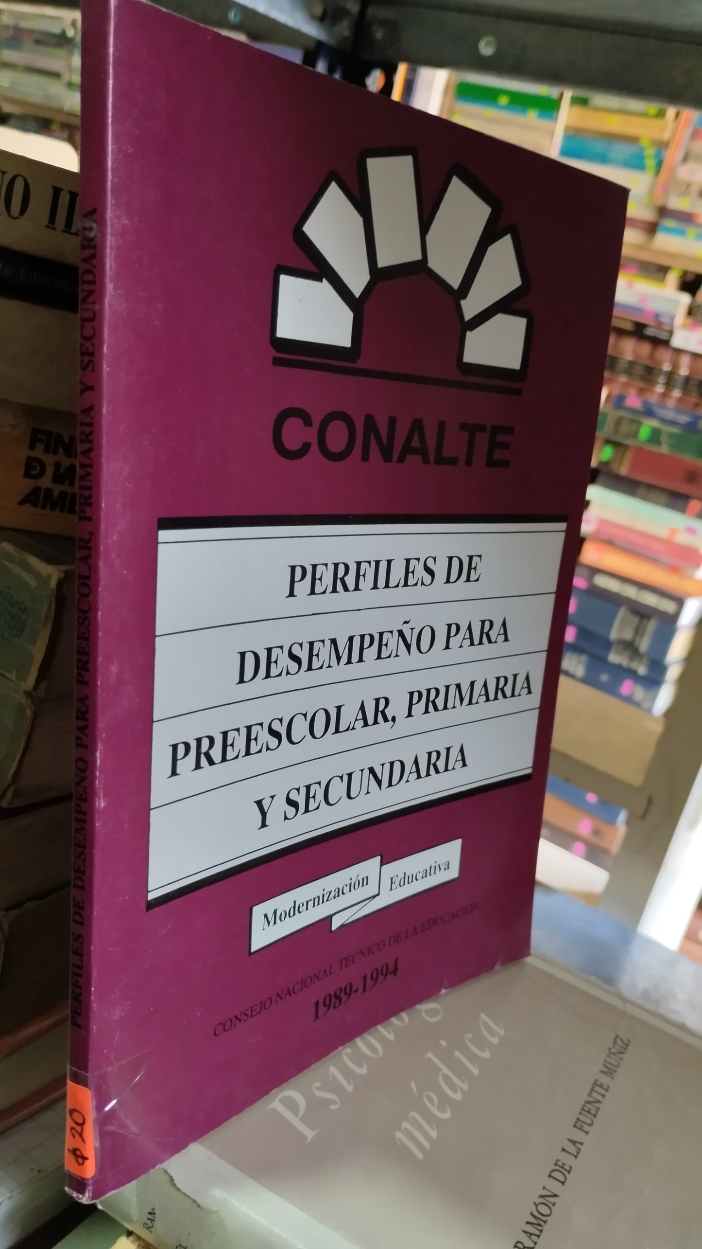 PERFILES DE DESEMPLEO PARA PRESCOLAR PRIMARIA Y SECUNDARIA POR LA CONALTE LIBRO USADO EDUCACIÓN ALDAMA