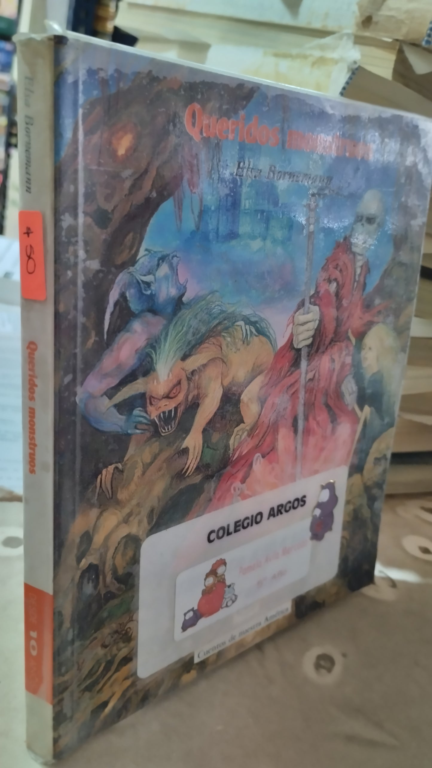 QUERIDOS MONSTRUOS POR ELSA BORNEMANN LIBRO USADO INFANTIL ALDAMA