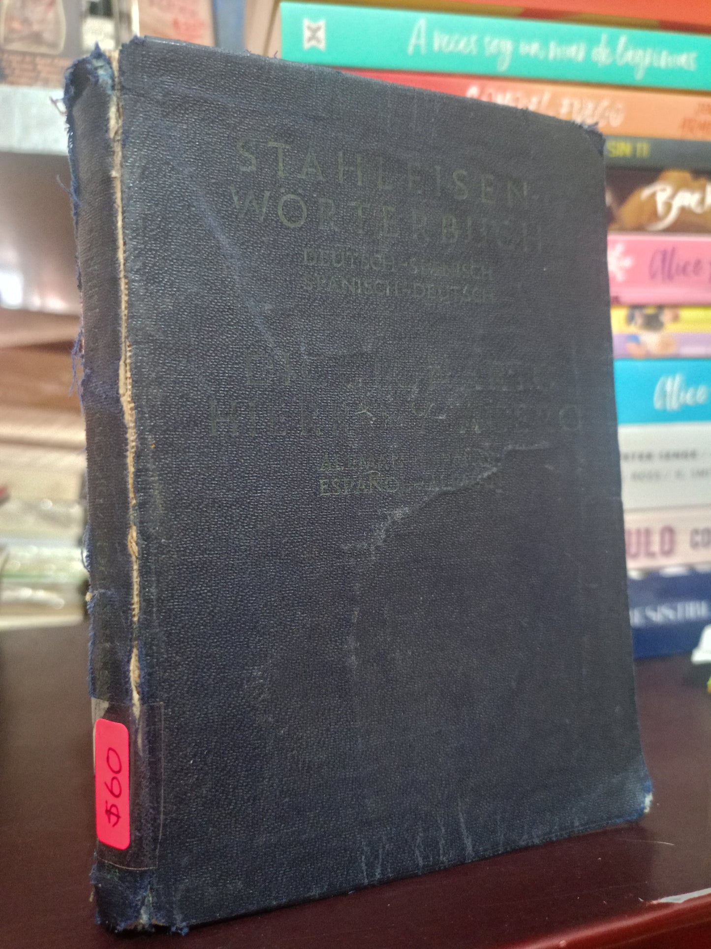DICCIONARIO ALEMAN ESPAÑOL USADO IDIOMAS LITERARIO 305