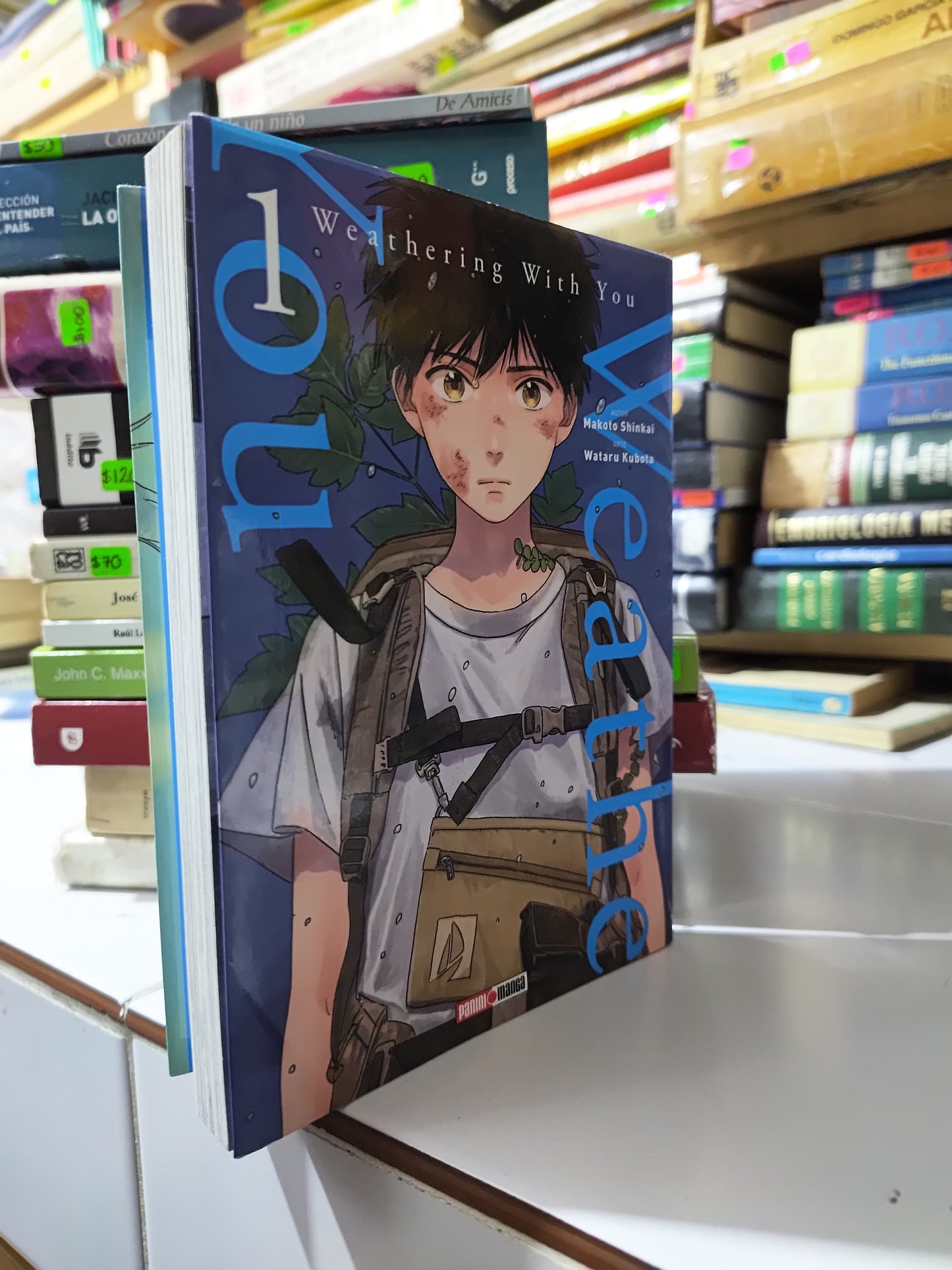 WEATHERING WITH YOU POR MAKOTO SHINKAI USADO NOVELAS JUAREZ 507