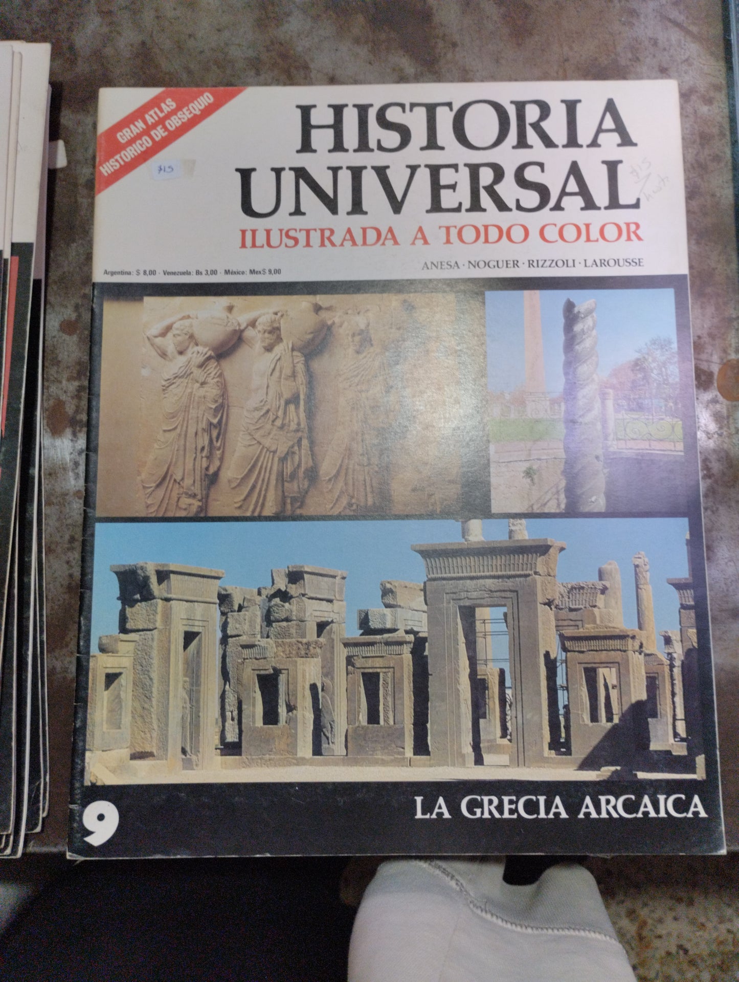 HISTORIA UNIVERSAL ILUSTRADA A TODO COLOR POR ANESA NOGUER RIZZOLI LAROUSSE USADO ARTE ALDAMA