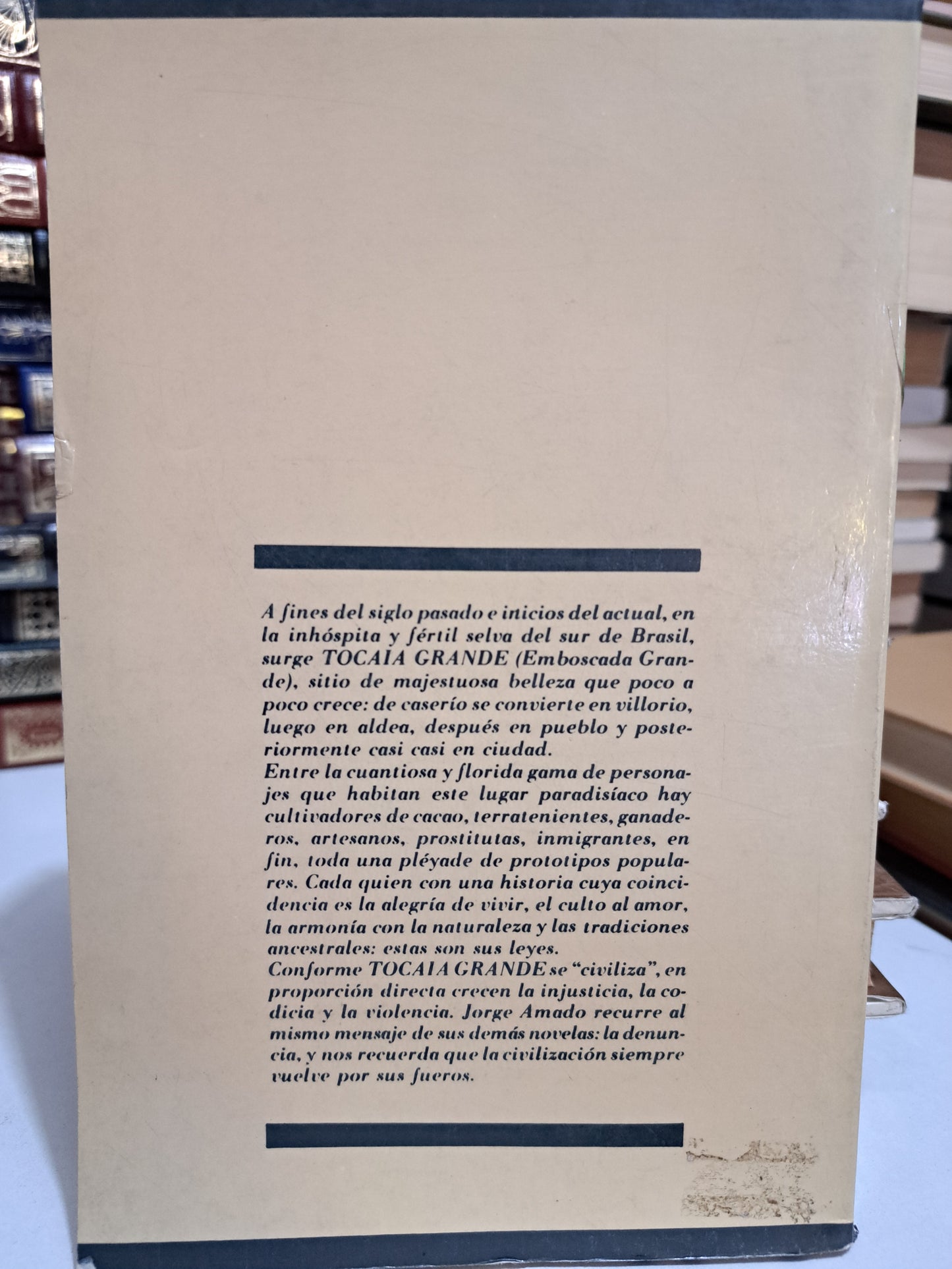 TOCAIA GRANDE JORGE AMADO USADO NOVELA JUÁREZ