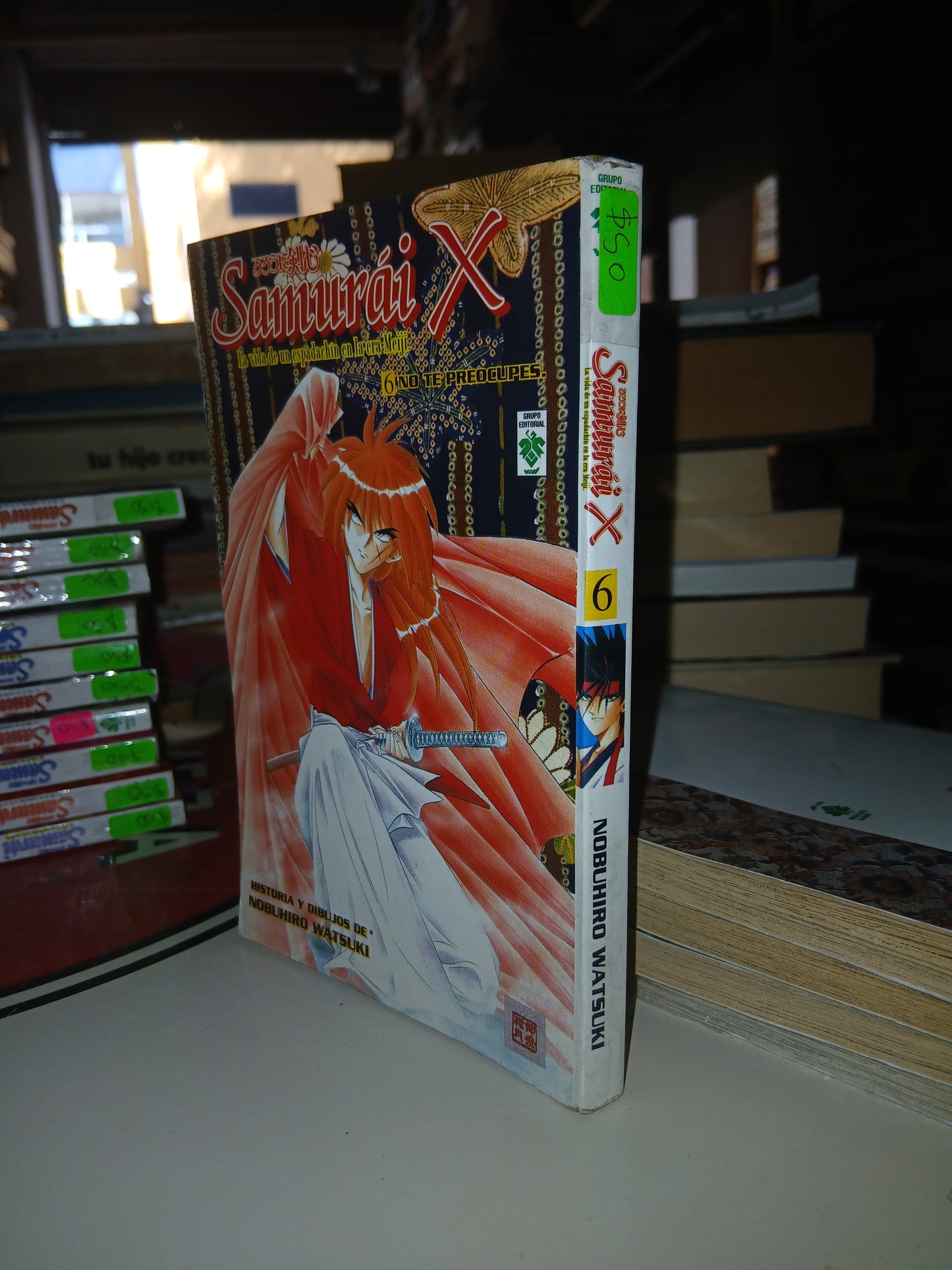 SAMURÁI X 6: NO TE PREOCUPES POR NOBUHIRO WATSUKI USADO MANGA LITERARIO 207