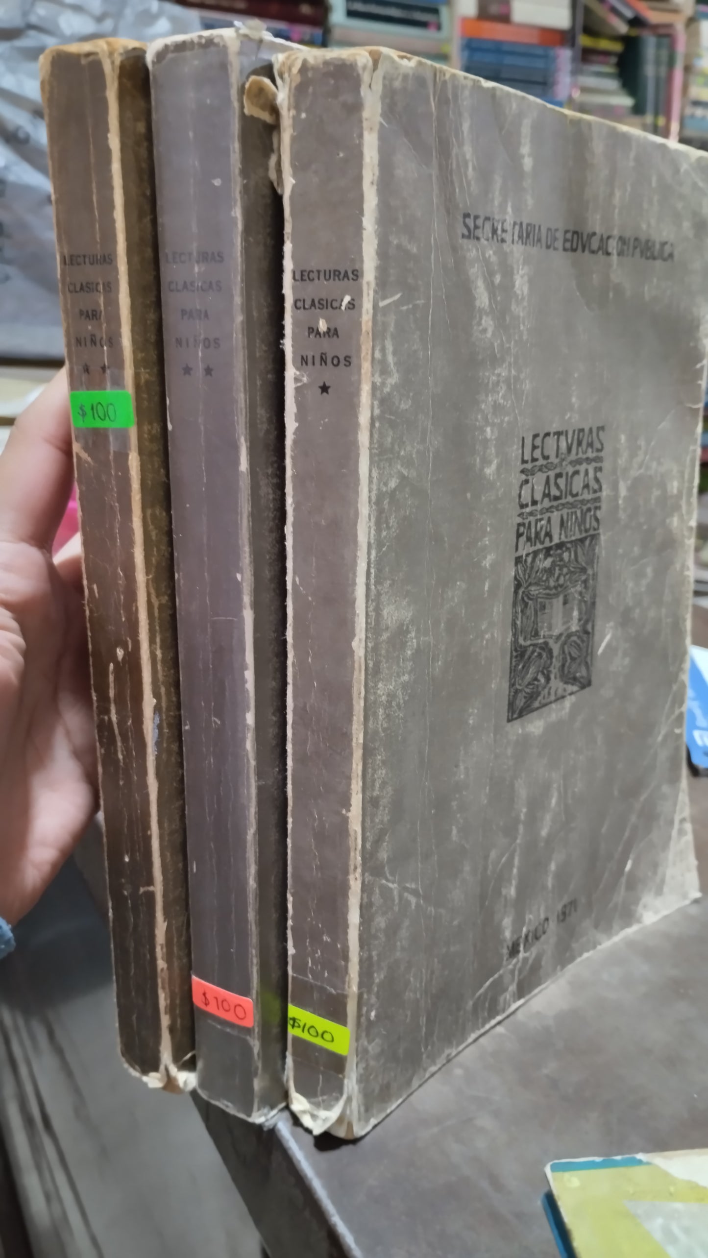 LECTURAS CLASICAS PARA NIÑOS POR LA SECRETARIA DE EDUCACION PUBLICA LIBRO USADO INFANTIL ALDAMA