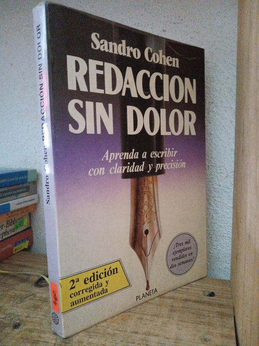 REDACCIÓN SIN DOLOR SANDRO COHEN USADO EDUCACIÓN LITERARIO 305
