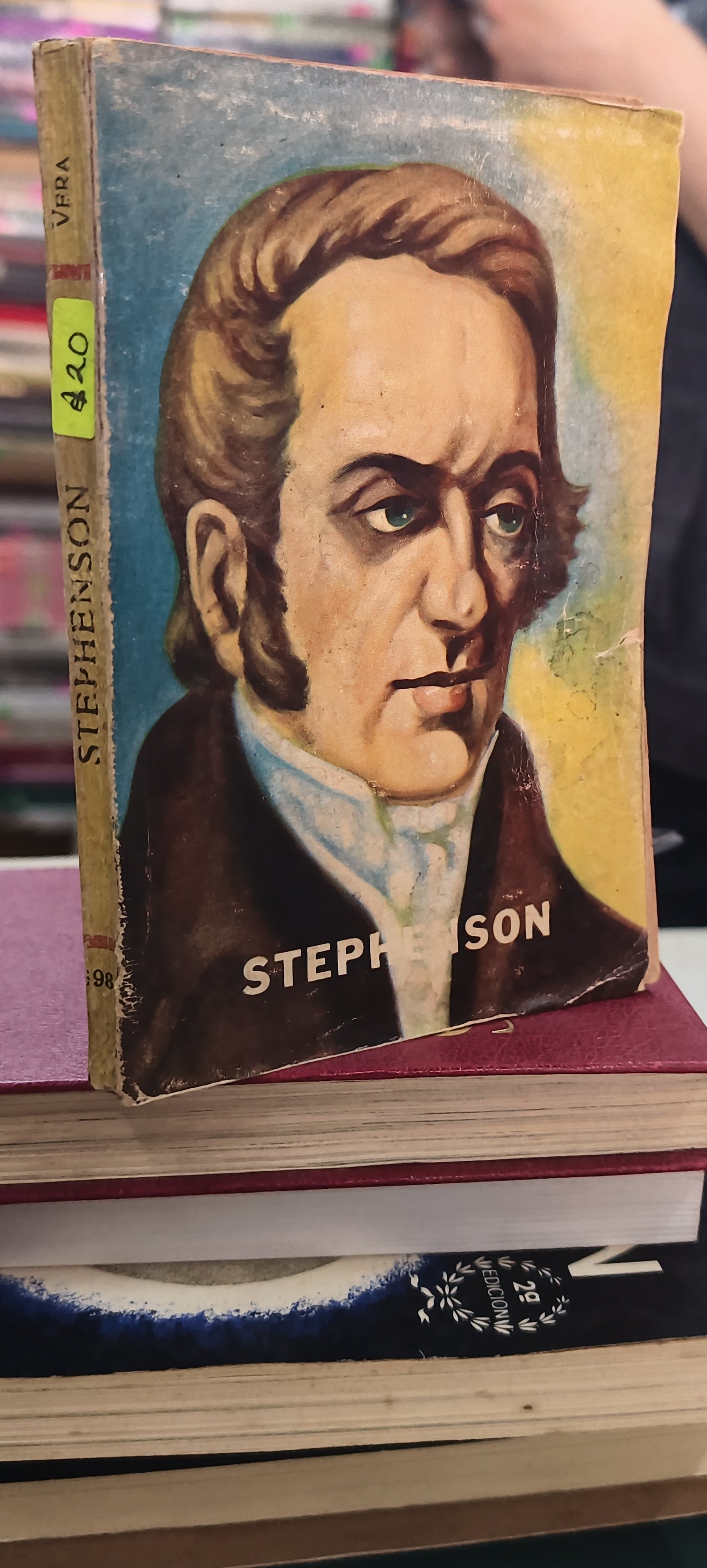 STEPHENSON POR D. JUAN PALAU VERA USADO HISTORIA LITERARIO #207