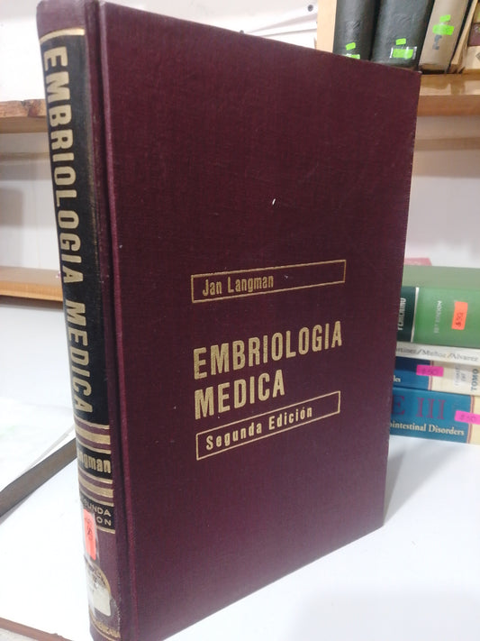 EMBRIOLOGIA MEDICA POR JAN LANGMAN USADO SALUD JUAREZ