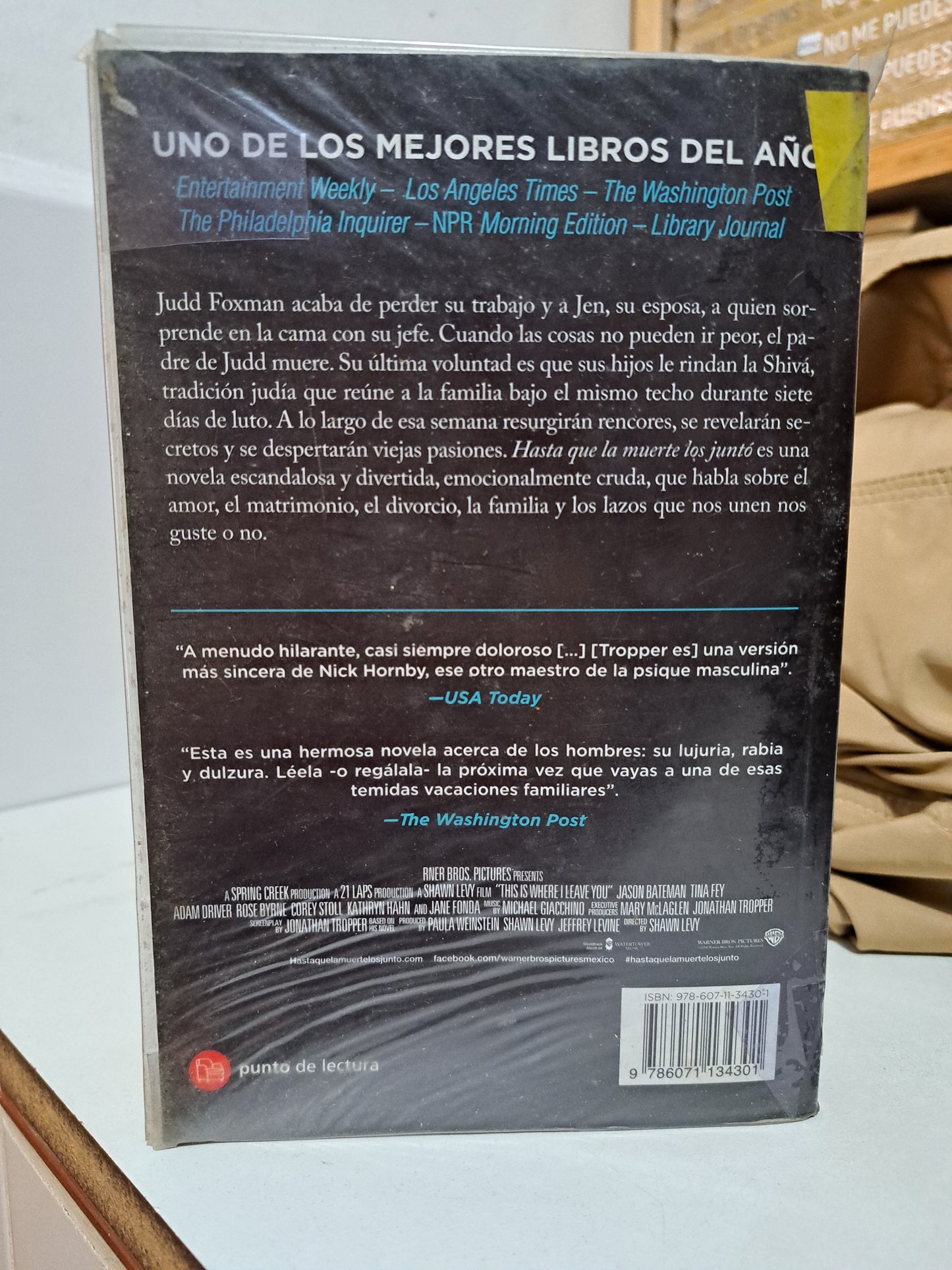 HASTA QUE LA MUERTE LOS JUNTÓ JONATHAN TROPPER USADO NOVELA JUÁREZ