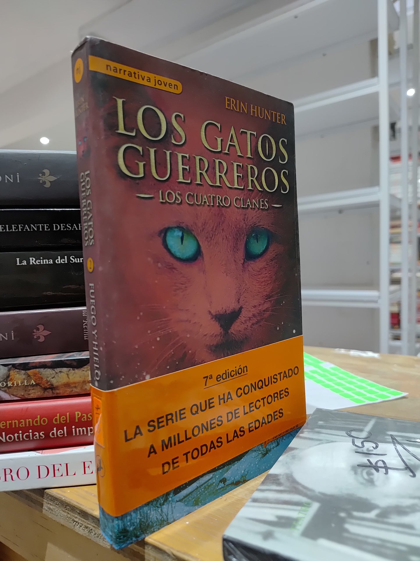 LOS GATOS GUERREROS LOS CUATRO CLANES POR ERIN HUNTER USADO NOVELAS JUAREZ 515