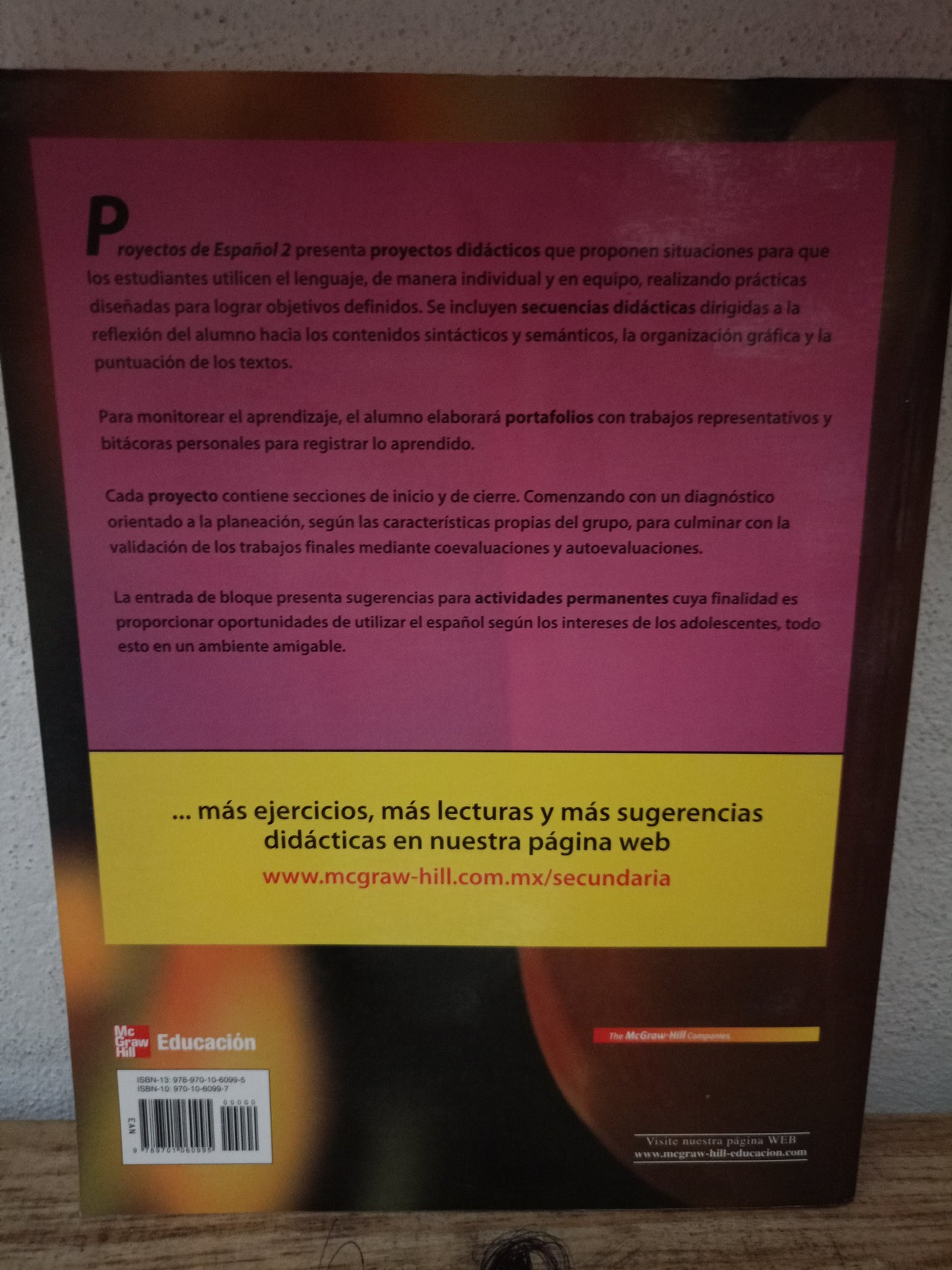 PROYECTOS DE ESPAÑOL POR GRACIELA MURILLO USADO EDUCACIÓN LITERARIO 305