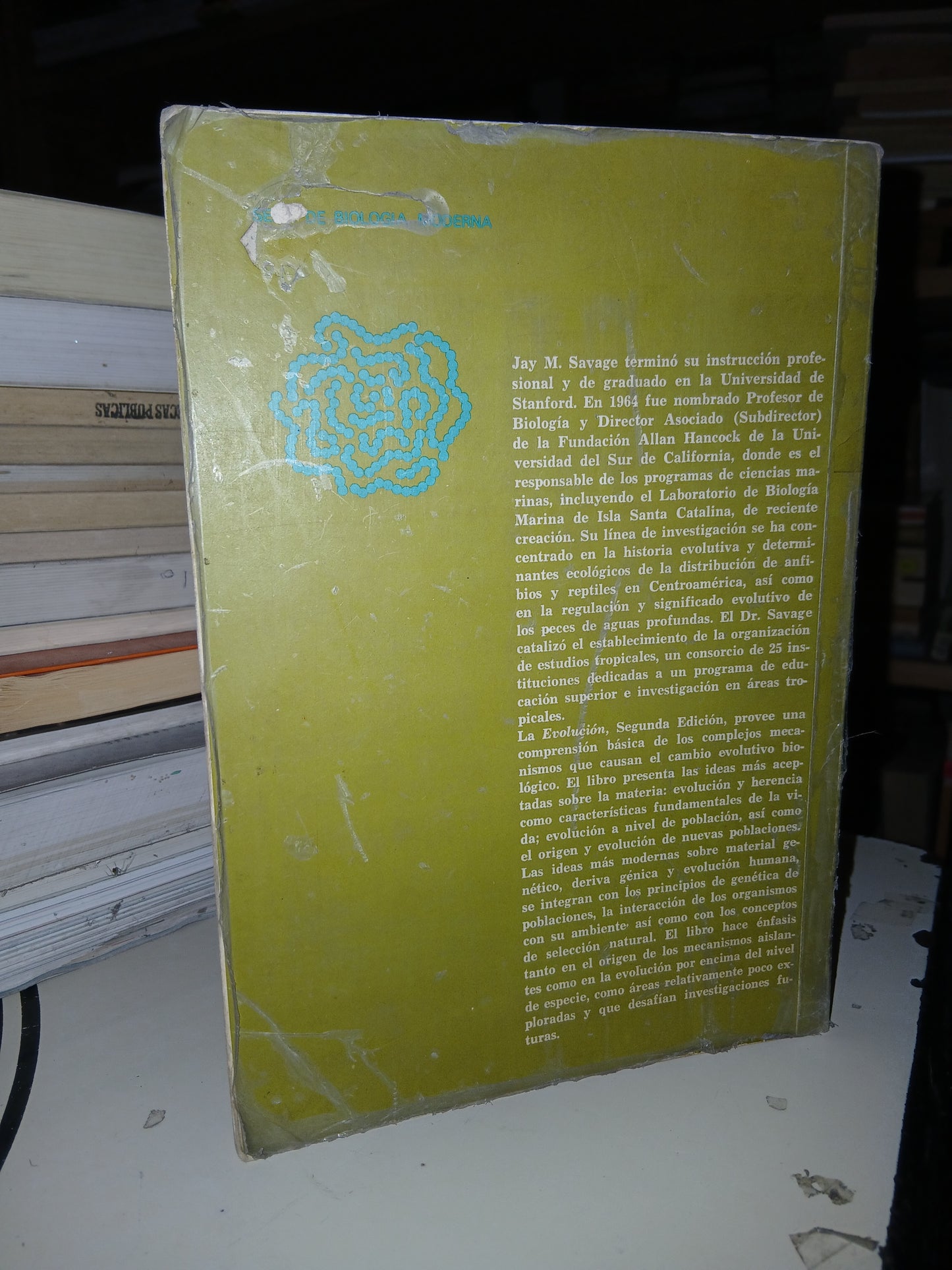 EVOLUCIÓN POR JAY M. SAVAGE USADO BIOLOGÍA LITERARIO 207