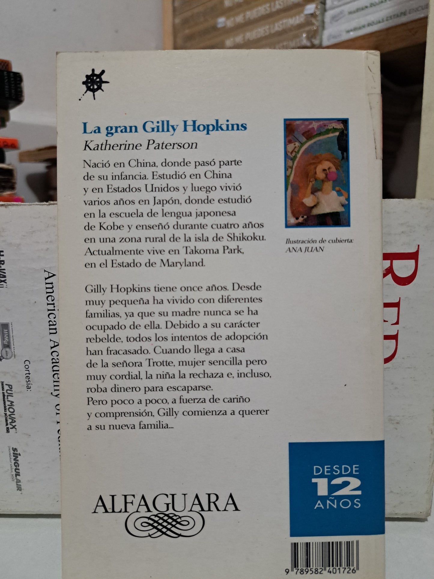 LA GRAN GILLY HOPKINS KATHERINE PATERSON USADO NOVELA JUÁREZ