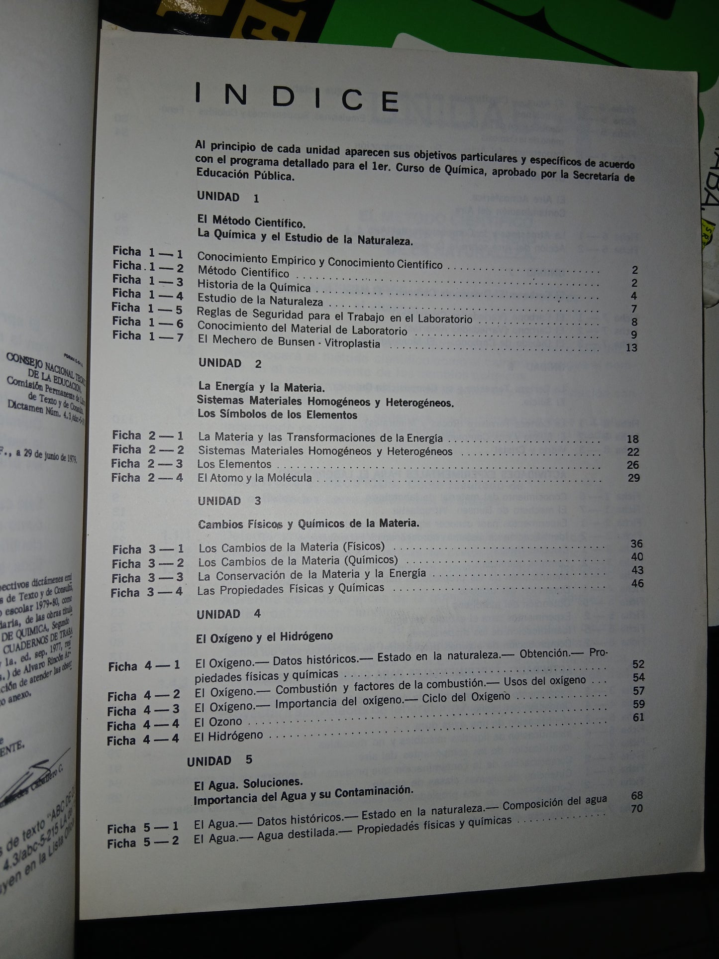 ABC DE QUÍMICA (PRIMER CURSO) CUADERNO DE TRABAJO POR ÁLVARO RINCÓN ARCE Y ALONSO ROCHA LEÓN USADO QUÍMICA LITERARIO 207