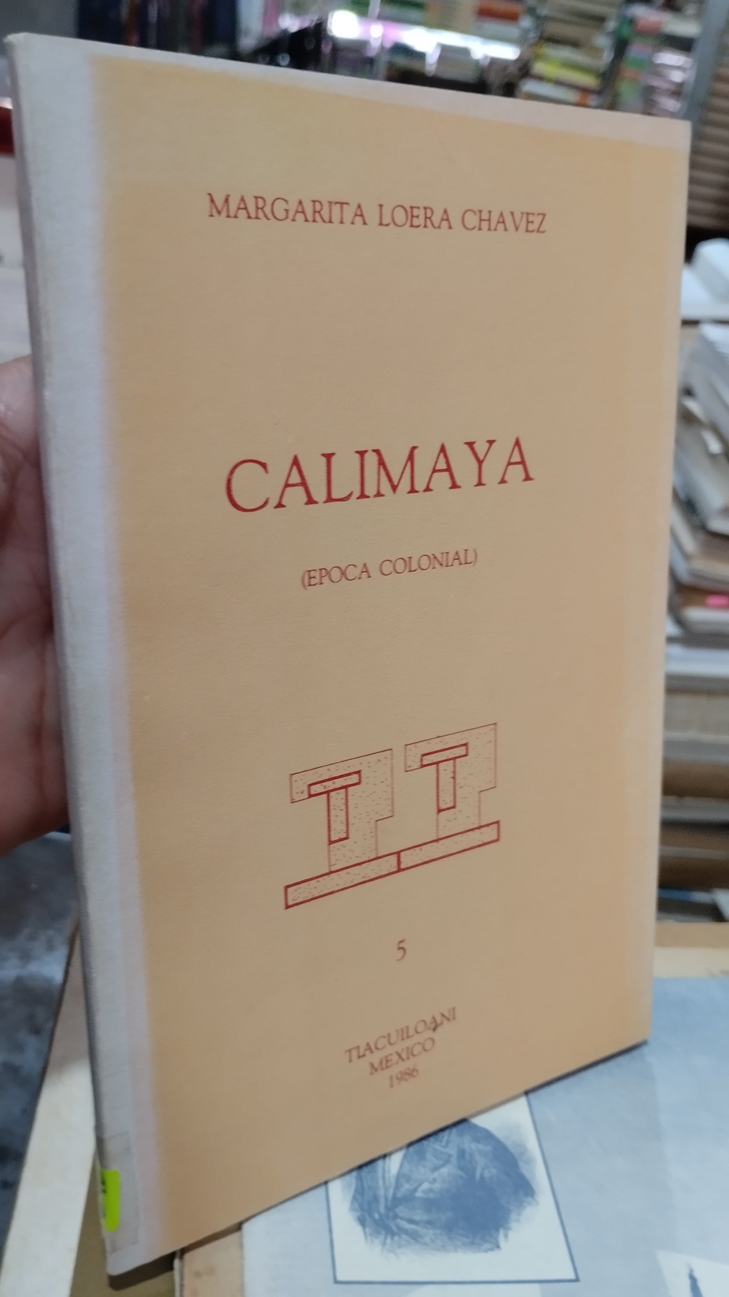 CALIMAYA POR MARGARITA LOERA CHÁVEZ LIBRO USADO ESTADO DE MEXICO ALDAMA