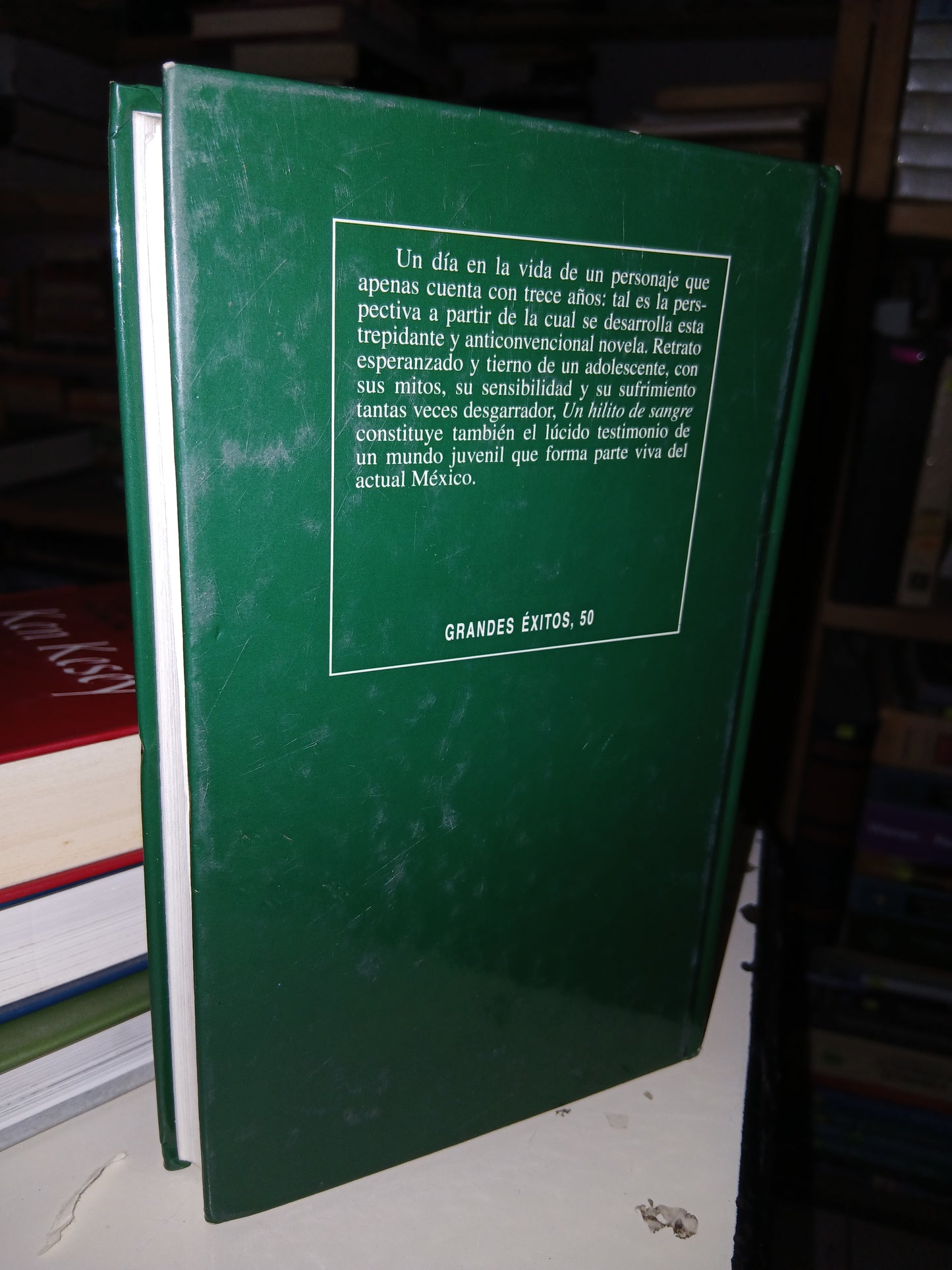 UN HILITO DE SANGRE POR EUSEBIO RUVALCABA USADO NOVELA LITERARIO 207