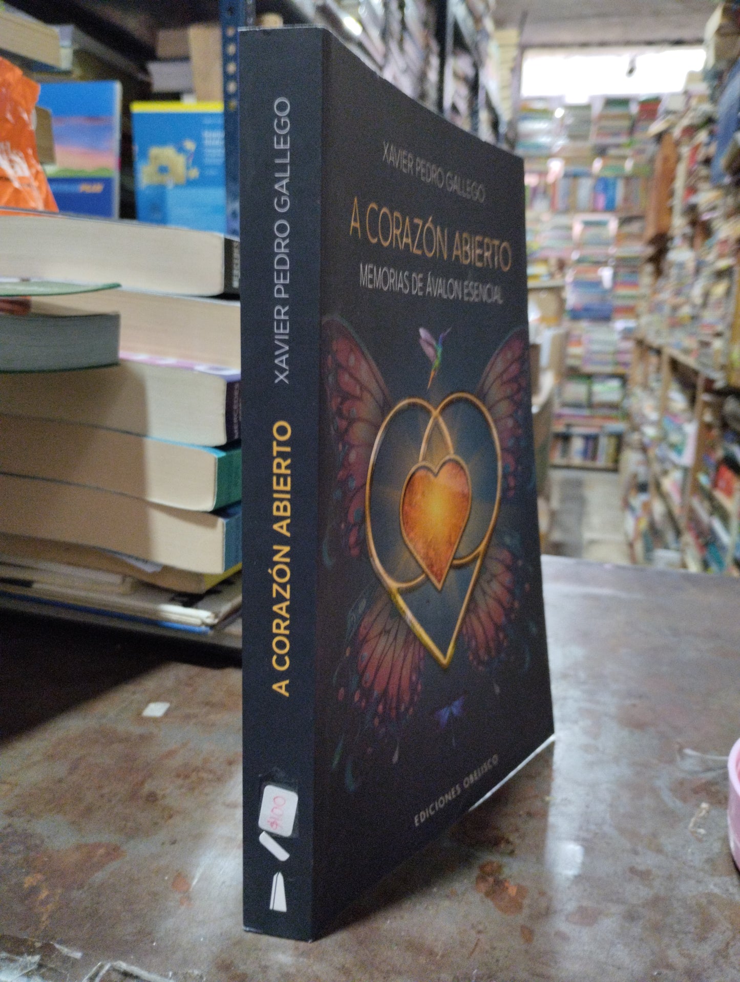 A CORAZON ABIERTO POR XAVIER PEDRO GALLEGO USADO NOVELAS ALDAMA