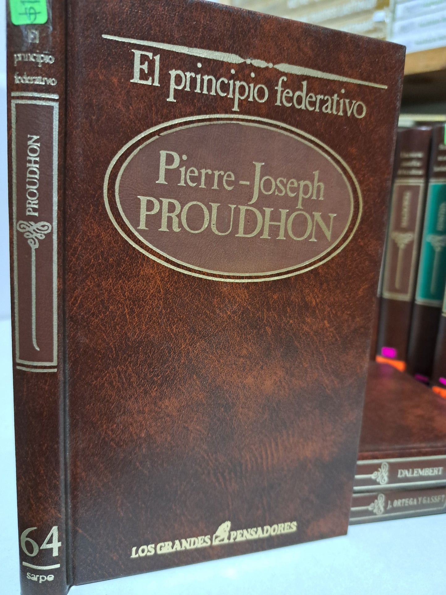 EL PRINCIPIO FEDERATIVO PIERRE-JOSEPH PROUDHON USADO NOVELA JUÁREZ