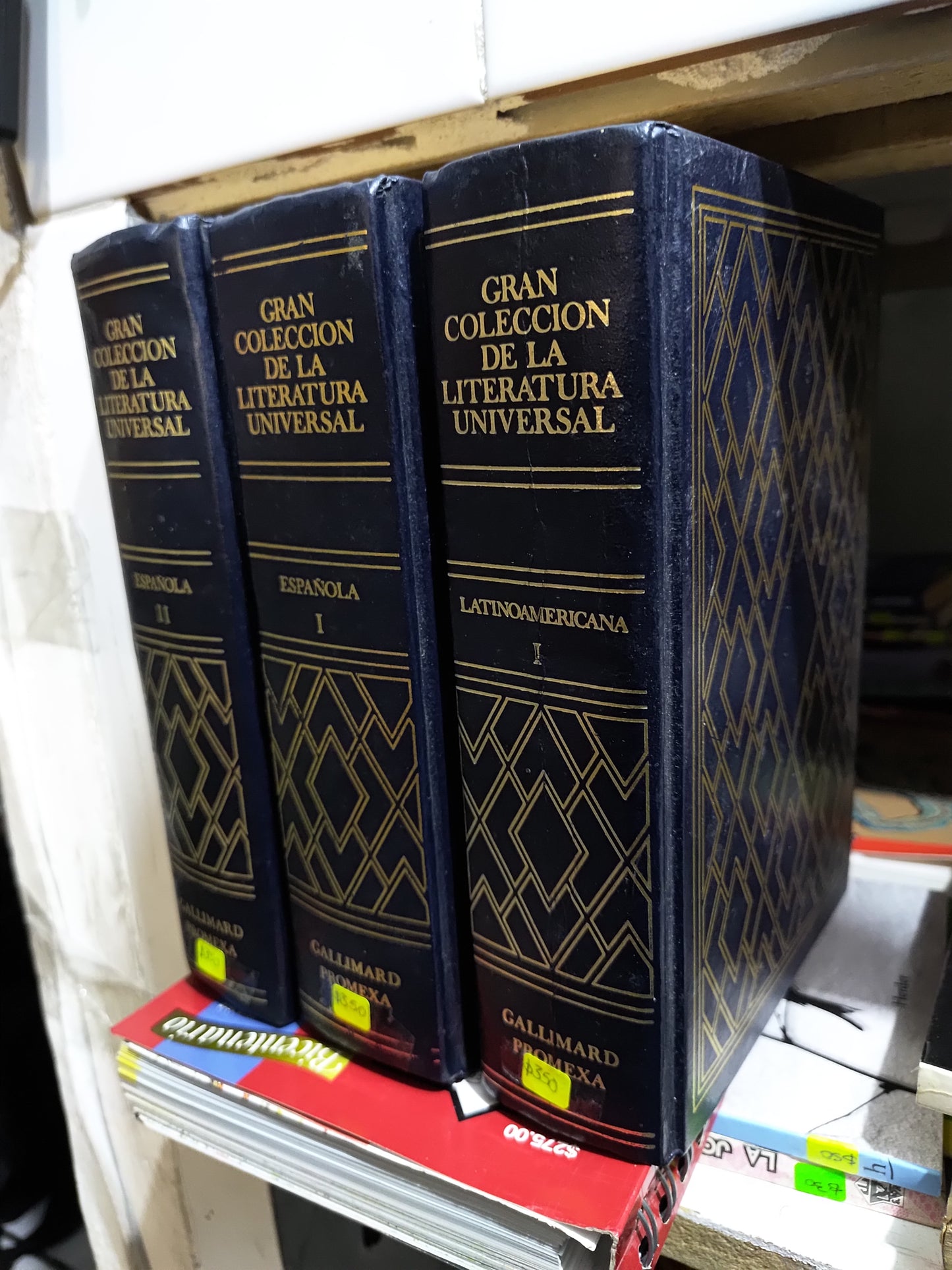 GRAN COLECCION DE LA LITERATURA UNIVERSAL POR EDITORIAL PROMEXA USADO NOVELAS JUAREZ 507 3 TOMOS $350 C/U