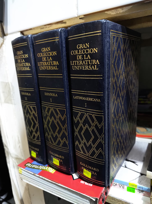 GRAN COLECCION DE LA LITERATURA UNIVERSAL POR EDITORIAL PROMEXA USADO NOVELAS JUAREZ 507 3 TOMOS $350 C/U