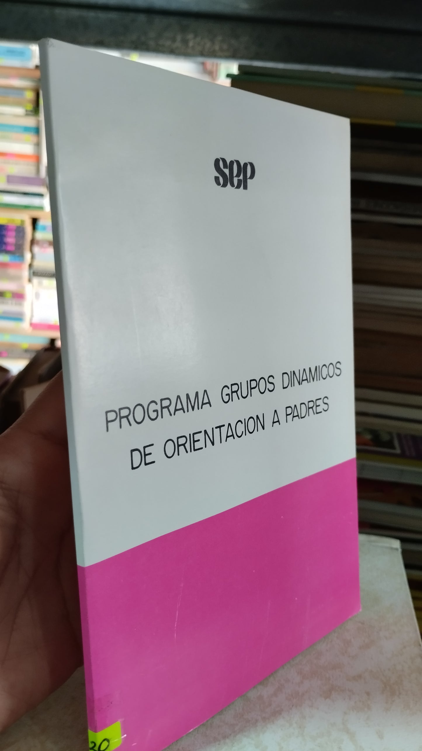 PROGRAMA GRUPOS DINAMICOS DE ORIENTACION A PADRES POR LA SEP LIBRO USADO EDUCACIÓN ALDAMA