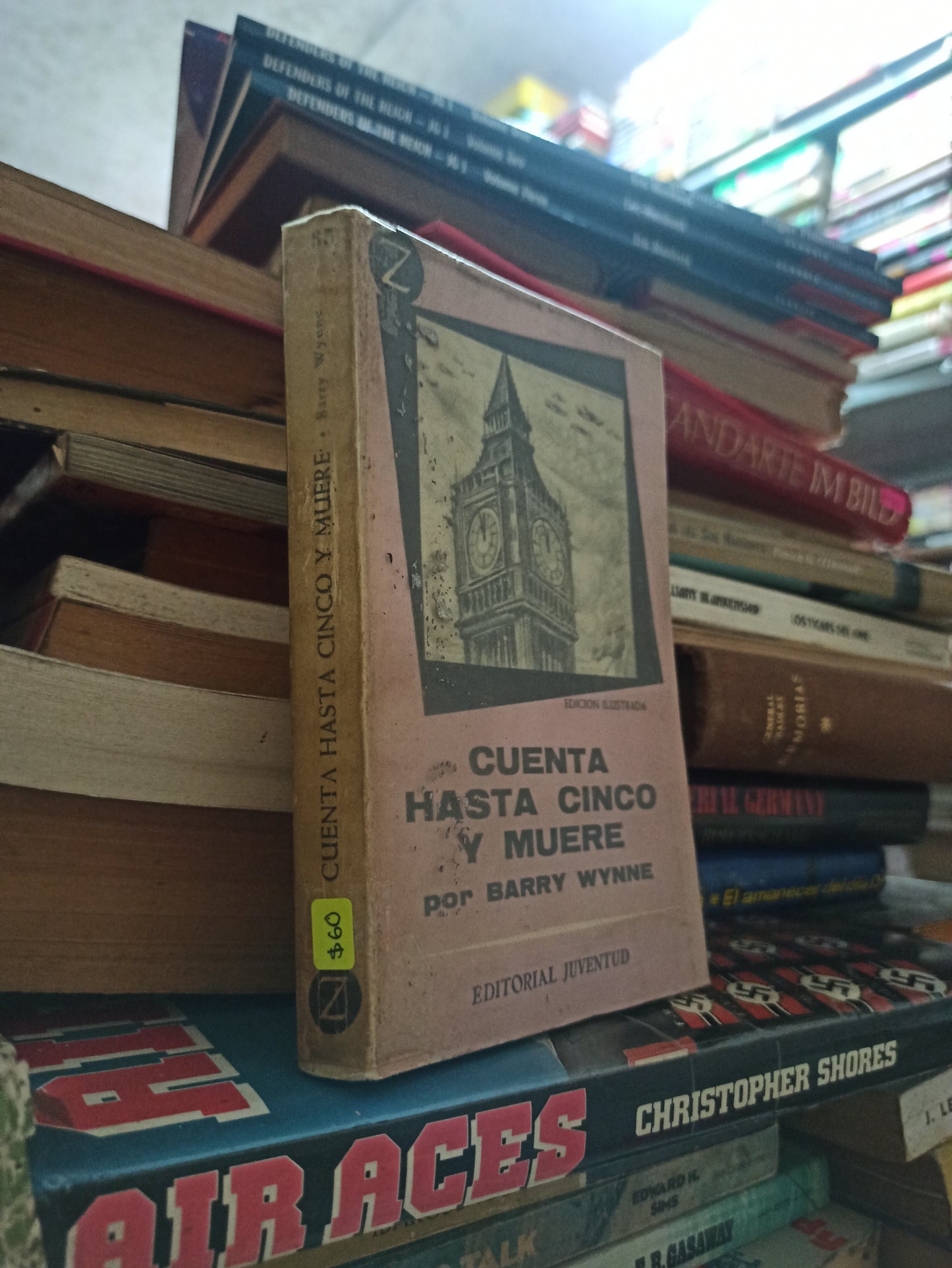 CUENTA HASTA CINCO Y MUERE POR BARRY WYNNE USADO NOVELAS ALDAMA