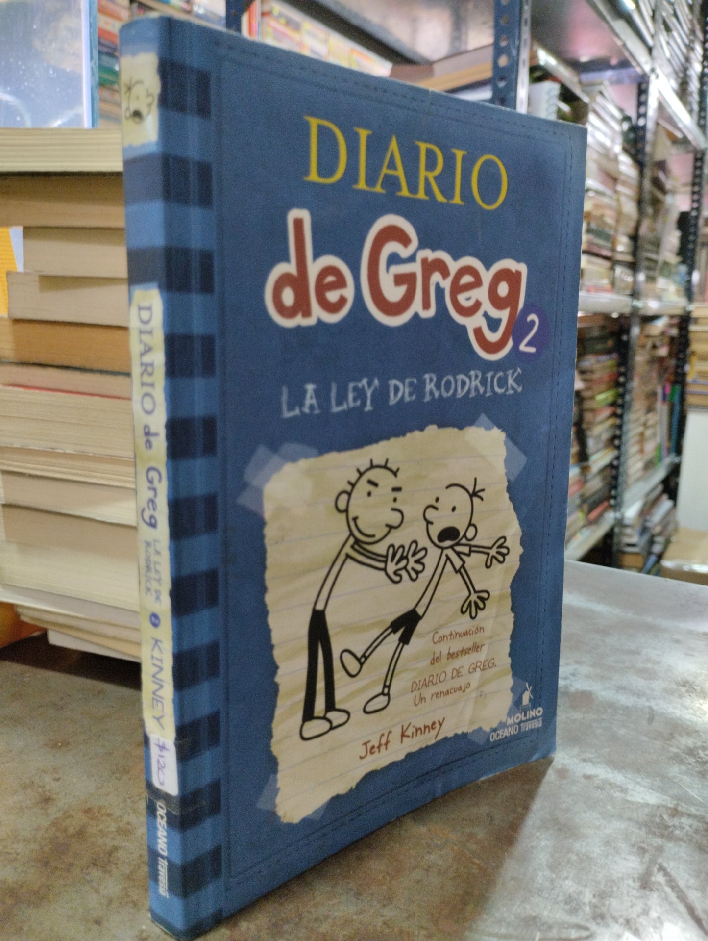 DIARIO DE GREG 2 LA LEY FE RODRICK POR JEFF KINNEY USADO INFANTIL ALDAMA