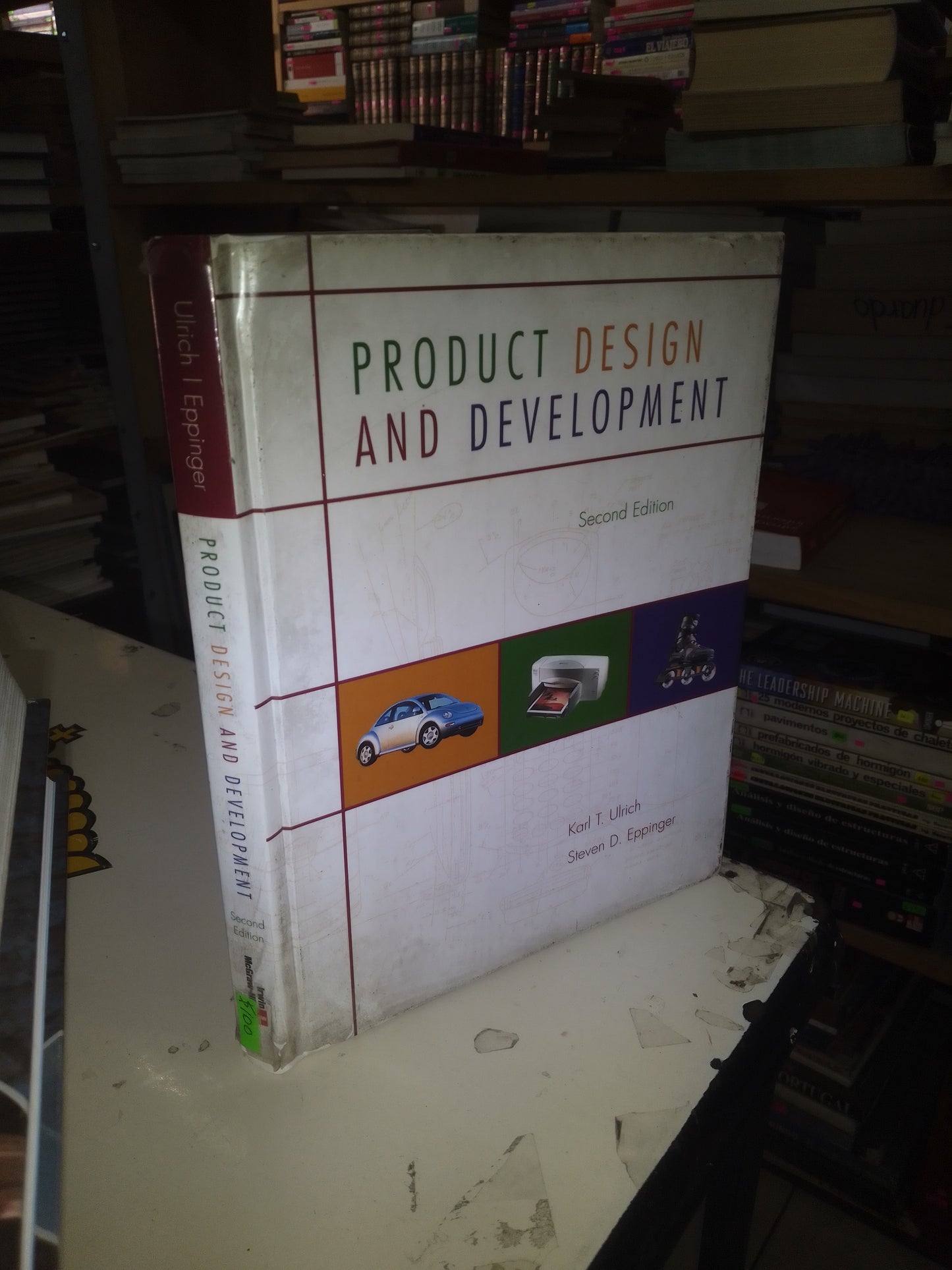 PRODUCT DESIGN AND DEVELOPMENT POR KARL T. ULRICH Y STEVEN D. EPPINGER USADO ARQUITECTURA LITERARIO 207