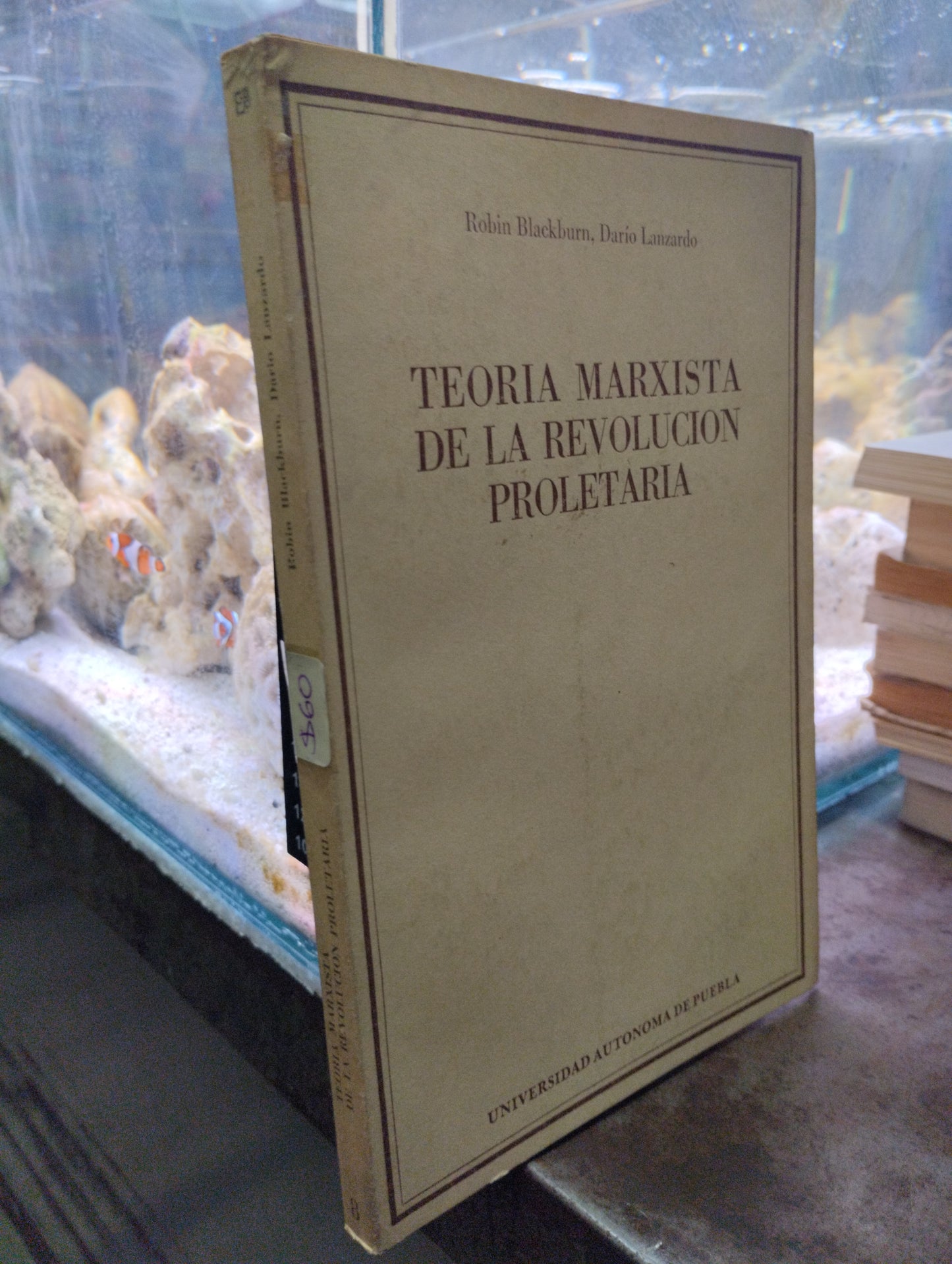 TEORIA MARXISTA DE LA REVOLUCION PROLETARIA POR ROBIN BLACKBURN Y DUARUO LANZARDO USADO ICUAP PASTA BLANDA