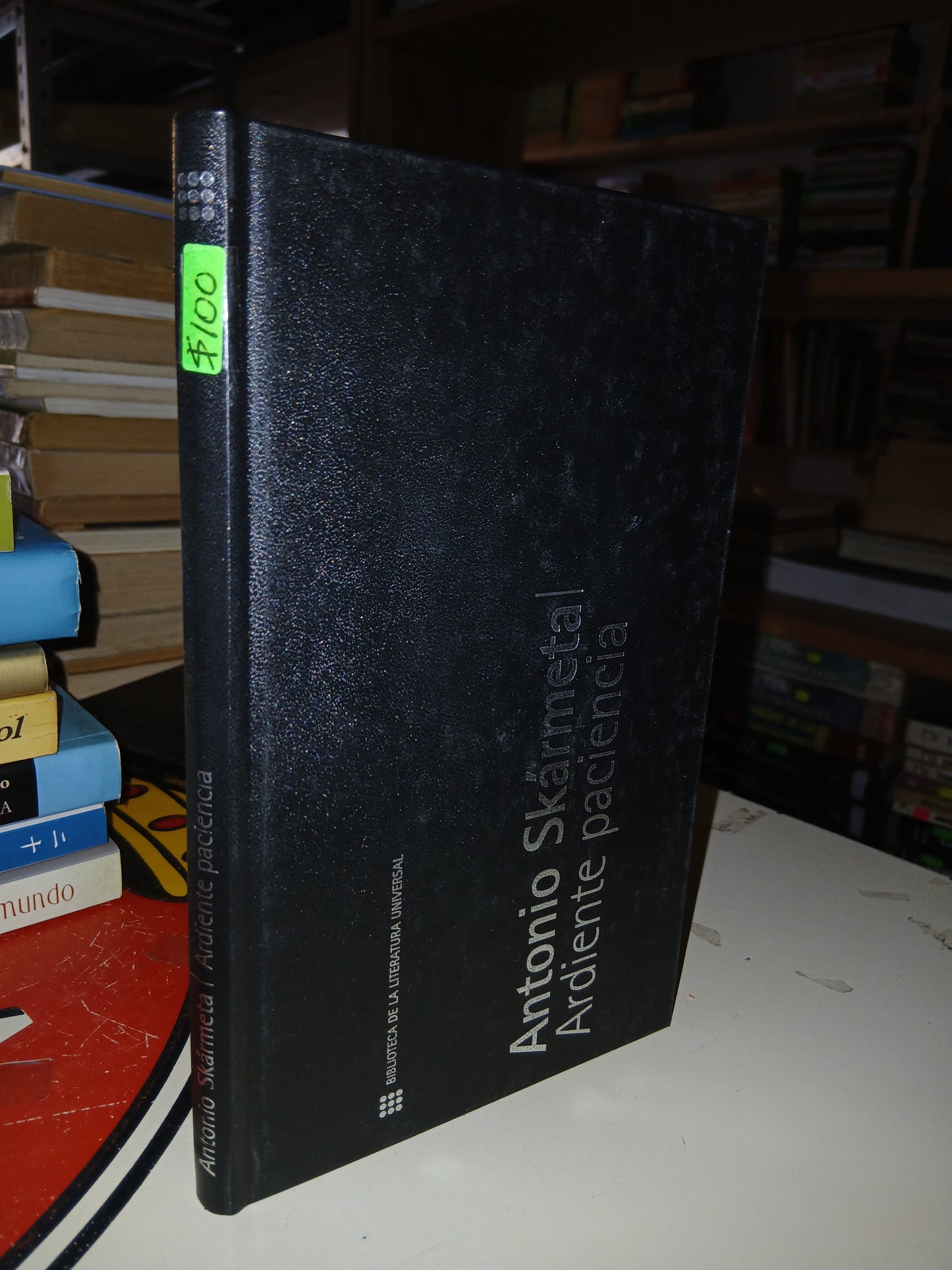 ARDIENTE PACIENCIA POR ANTONIO SKÁRMETA USADO NOVELA LITERARIO 207