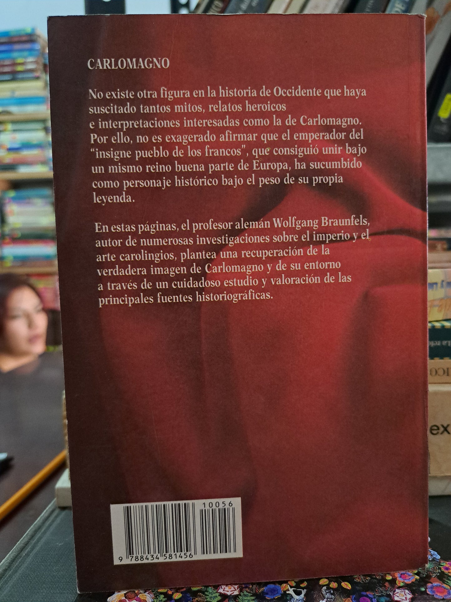 CARLOMAGNO WOLFGANG BRAUNFELS USADO HISTORIA LITERARIO 305