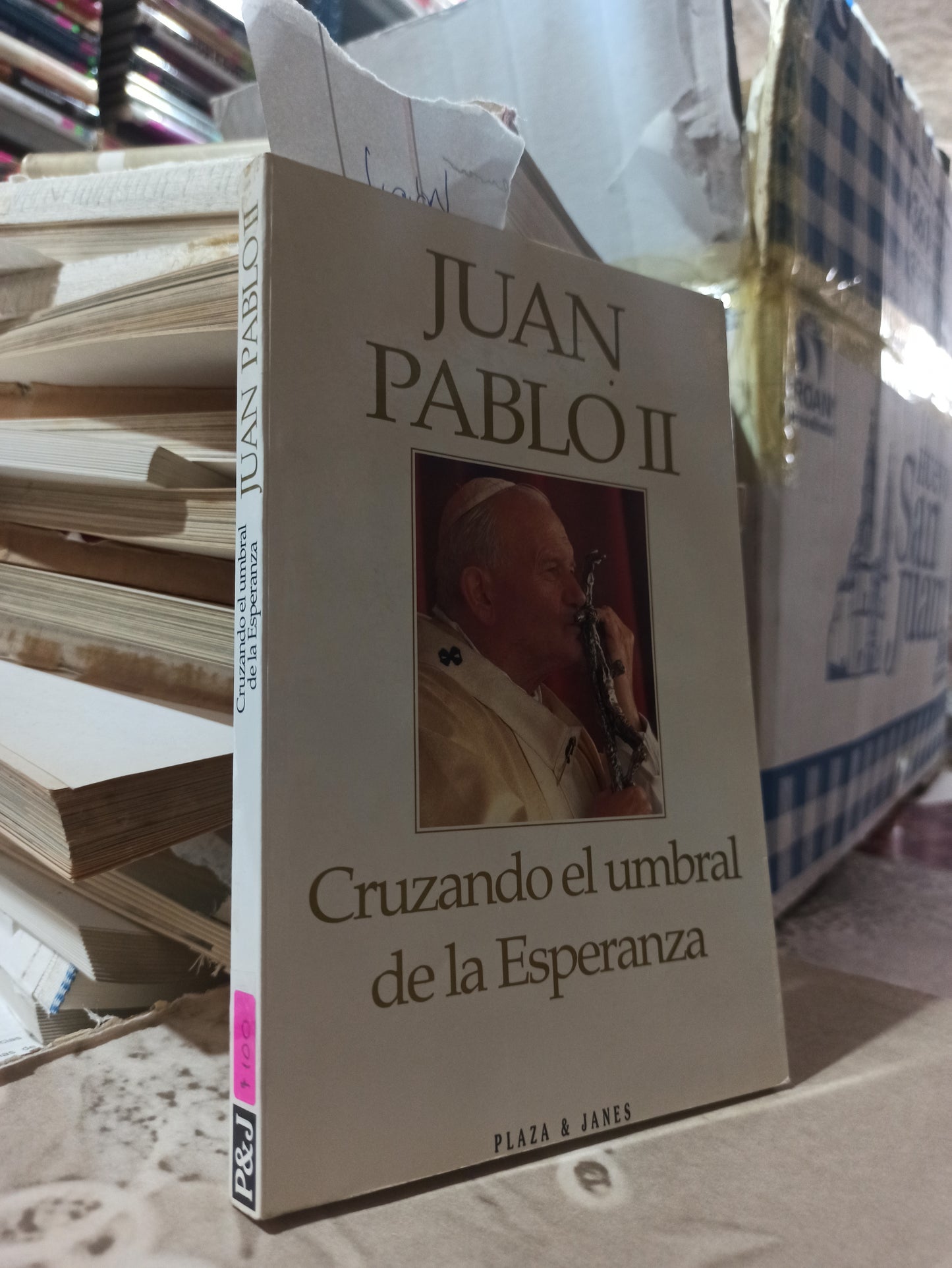 CRUZANDO EL UMBRAL DE LA ESPERANZA POR JUAN PABLO 2DO USADO RELIGIÓN ALDAMA