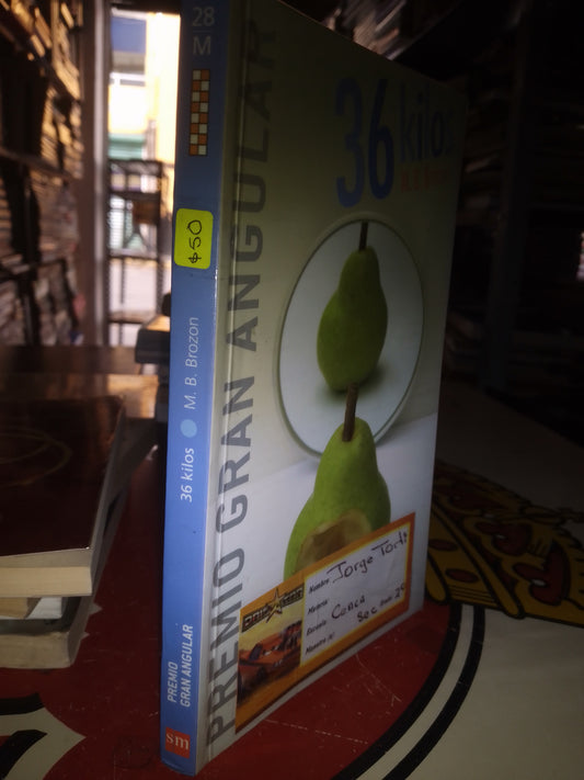 36 KILOS POR M B BROZON USADO NOVELAS LITERARIO 207