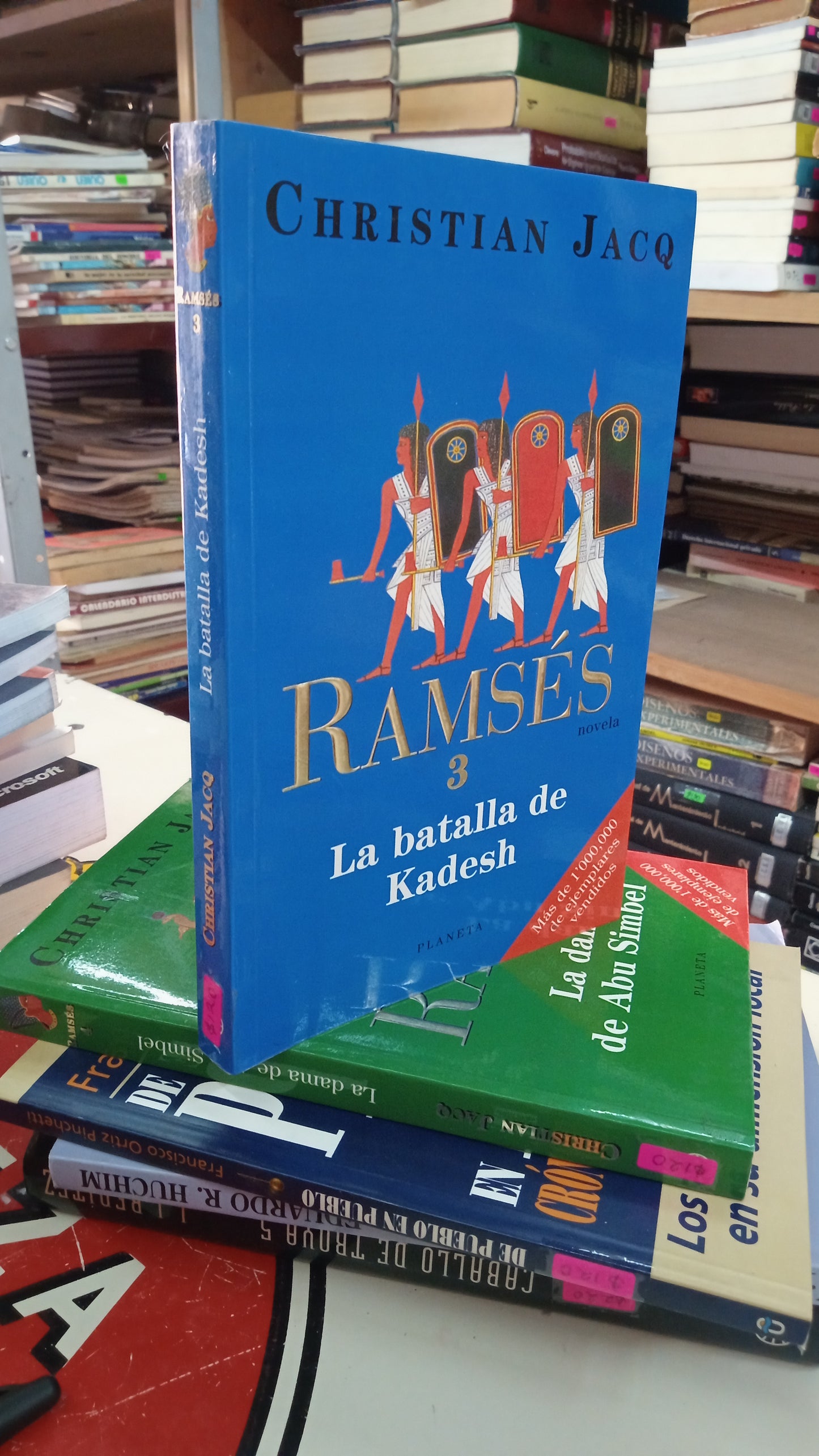 RAMSÉS 3: LA BATALLA DE KADESH POR CHRISTIAN JACQ USADO NOVELA LITERARIO 207