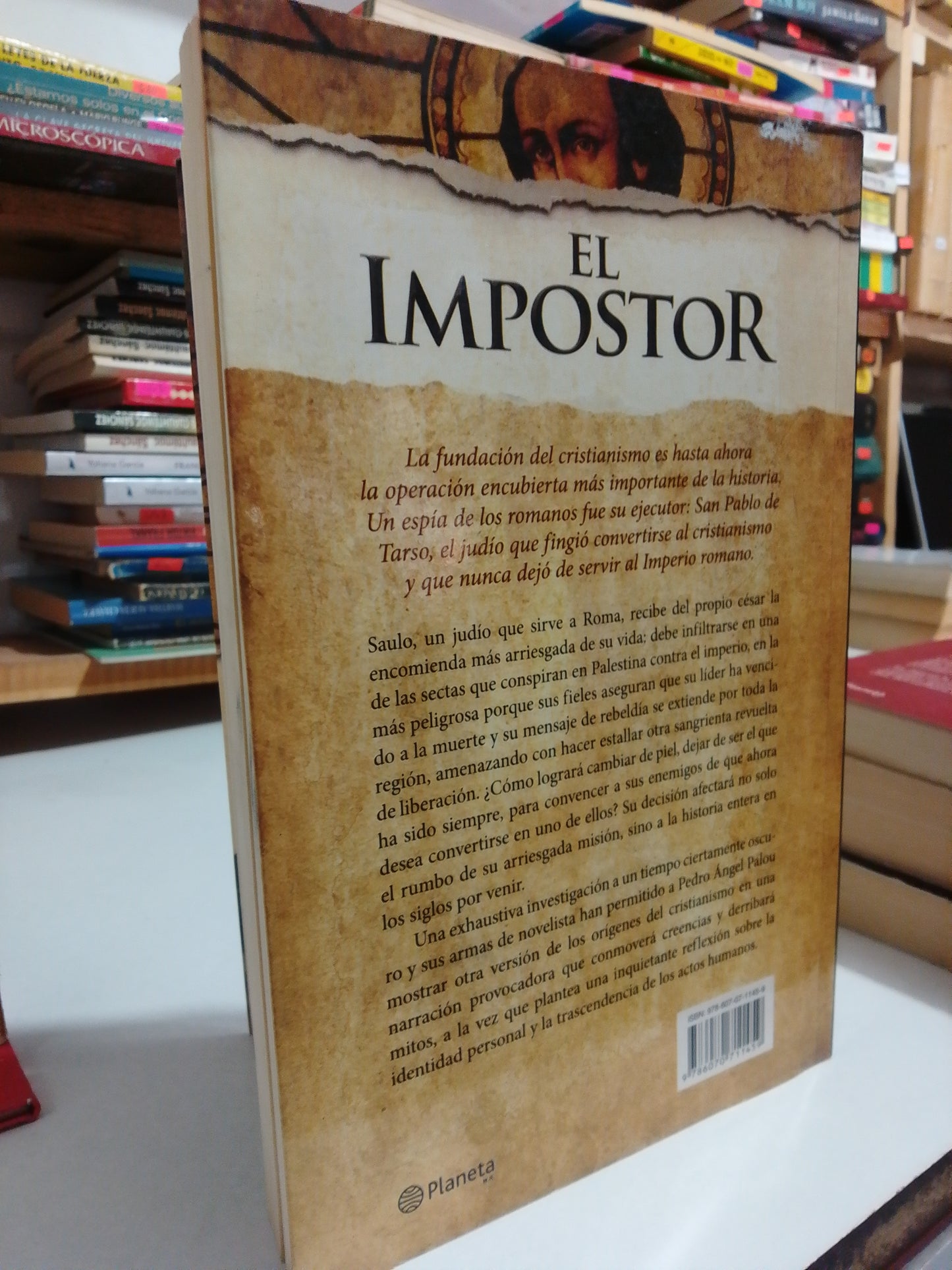 EL IMPOSTOR POR PEDRO ANGEL PALOU USADO NOVELA JUÁREZ