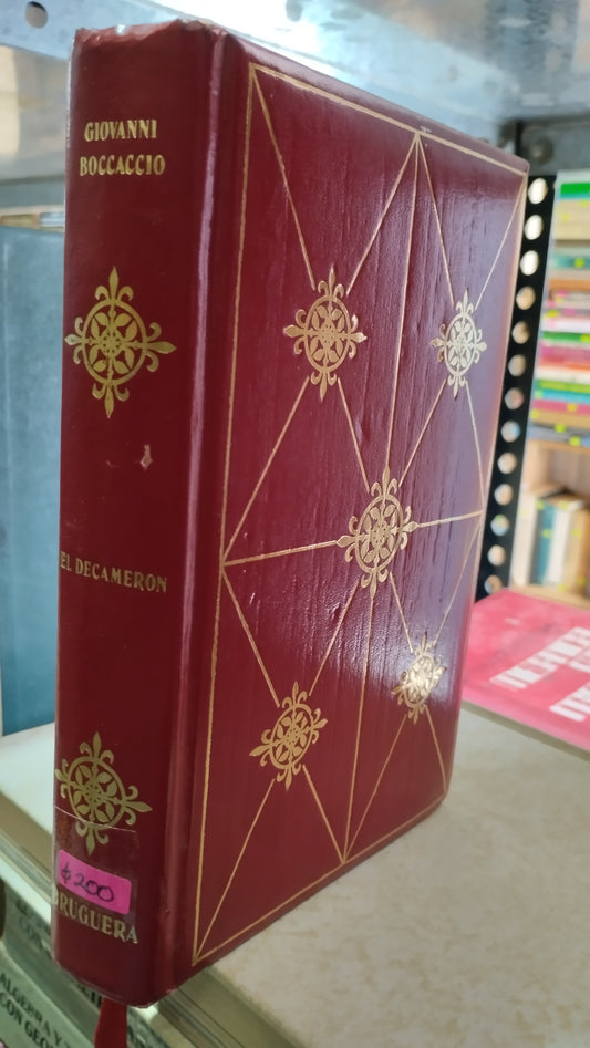 EL DECAMERON POR GIOVANNI BOCACCIO LIBRO USADO NOVELAS ALDAMA