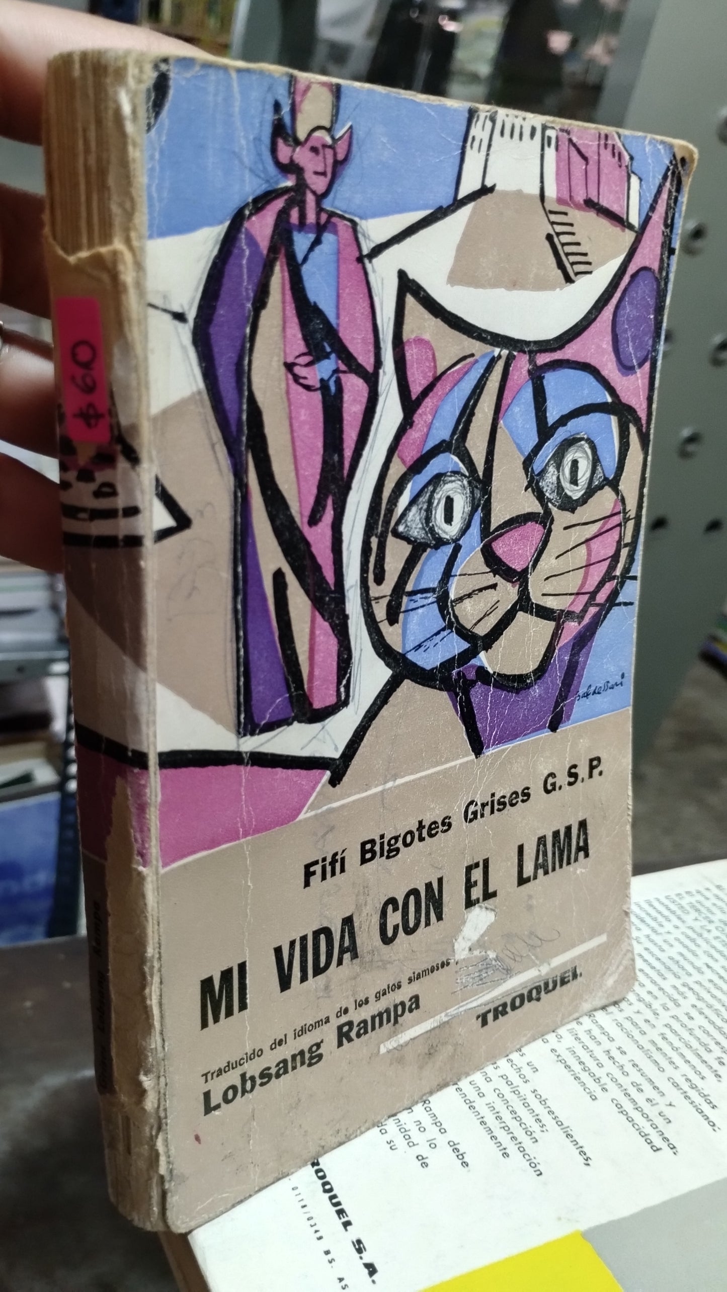 MI VIDA CON EL LAMA POR LOBSANG RAMPA LIBRO USADO NOVELAS ALDAMA