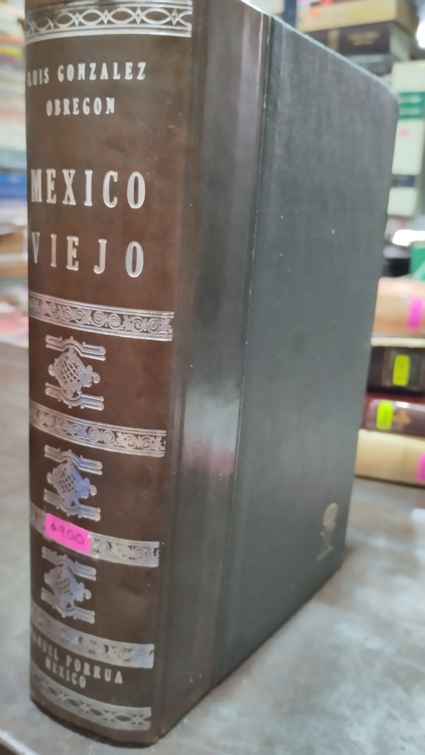 MEXICO VIEJO POR LUIS GONZALEZ OBREGON LIBRO USADO ANTIGUO ALDAMA