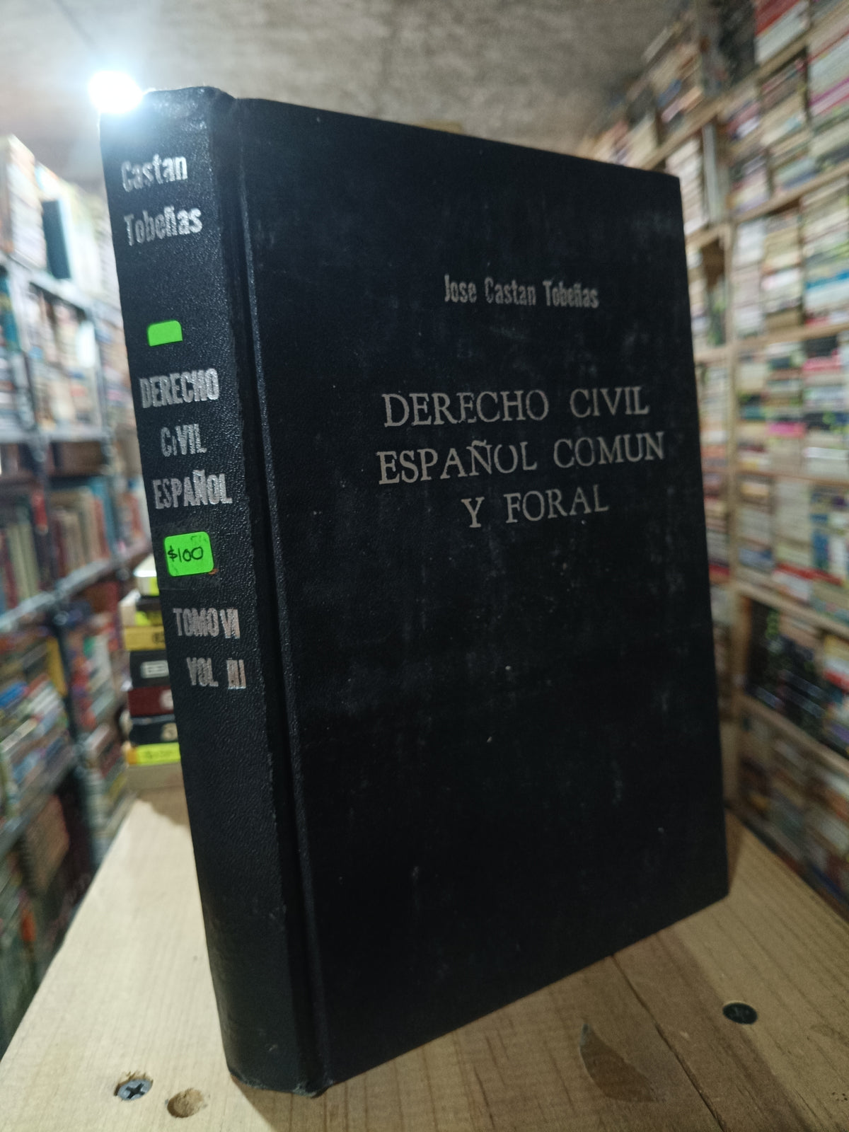 DERECHO CIVIL ESPAÑOL TOMO VI VOL III POR JOSE CASTAN TOBEÑAS USADO DERECHO ALDAMA