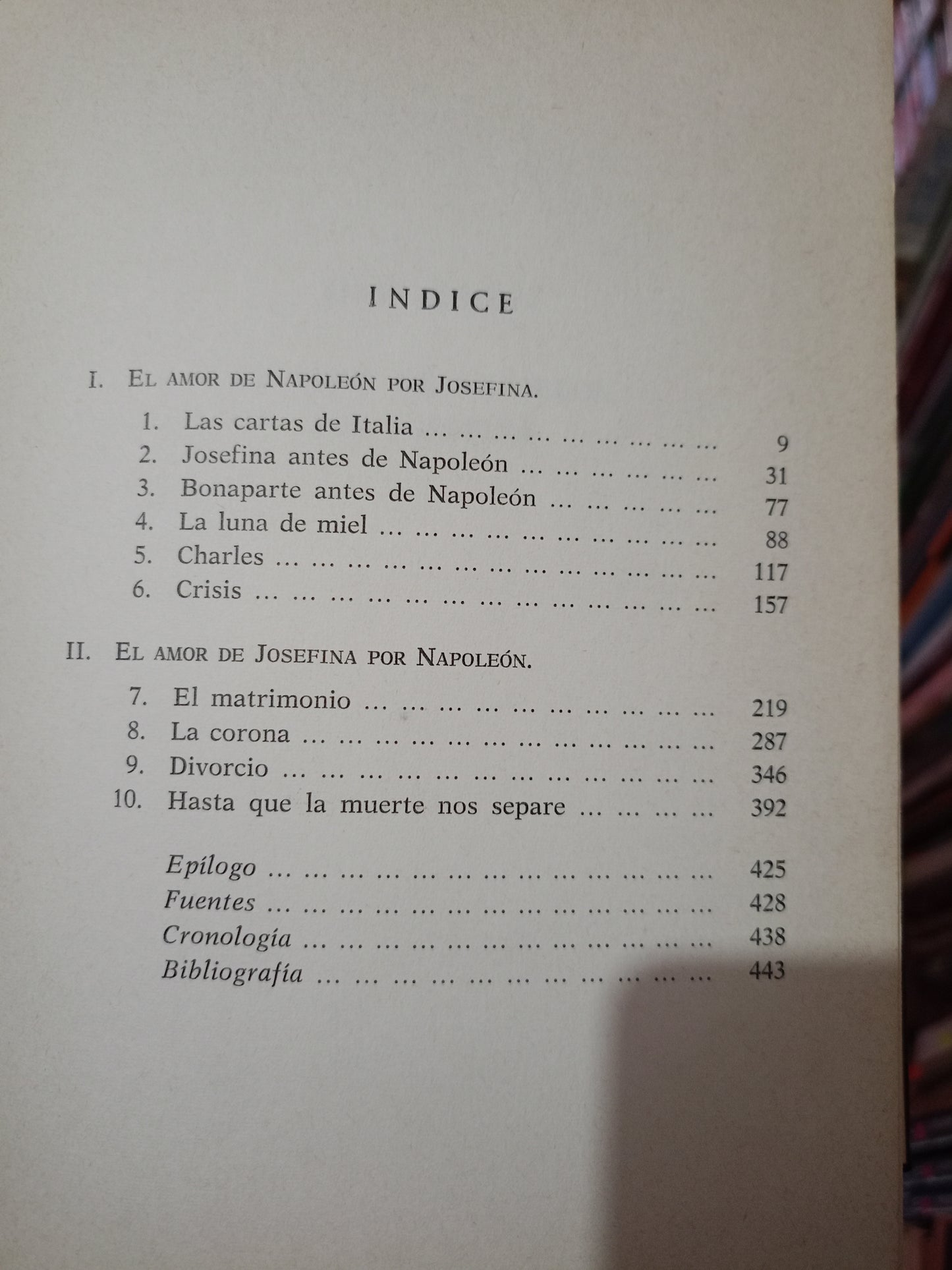 NAPOLEON Y JOSEFINA FRANCES MOSSIKER USADO NOVELA LITERARIO 305