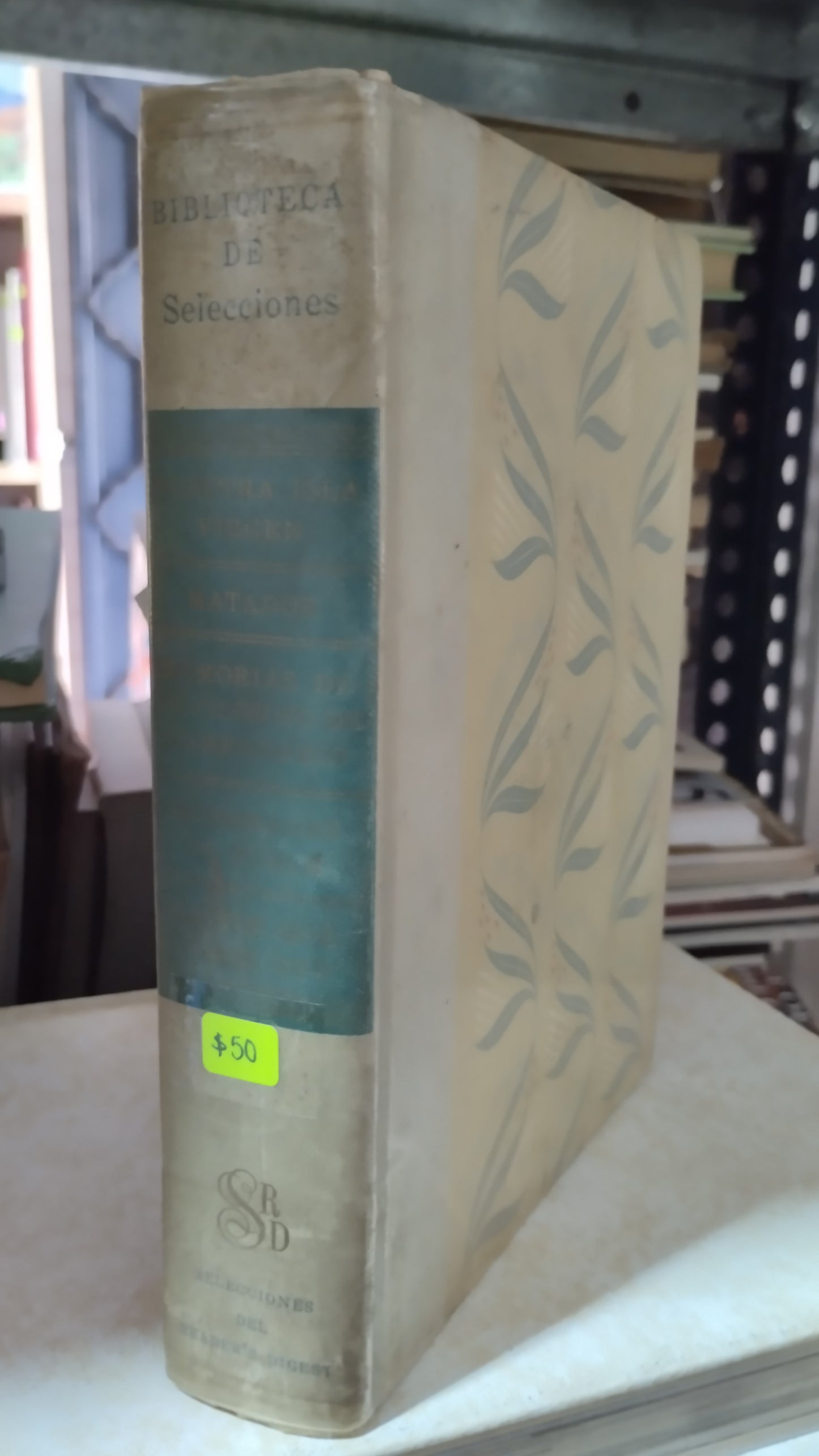 BIBLIOTECA DE SELECCIONES LIBRO USADO NOVELAS ALDAMA