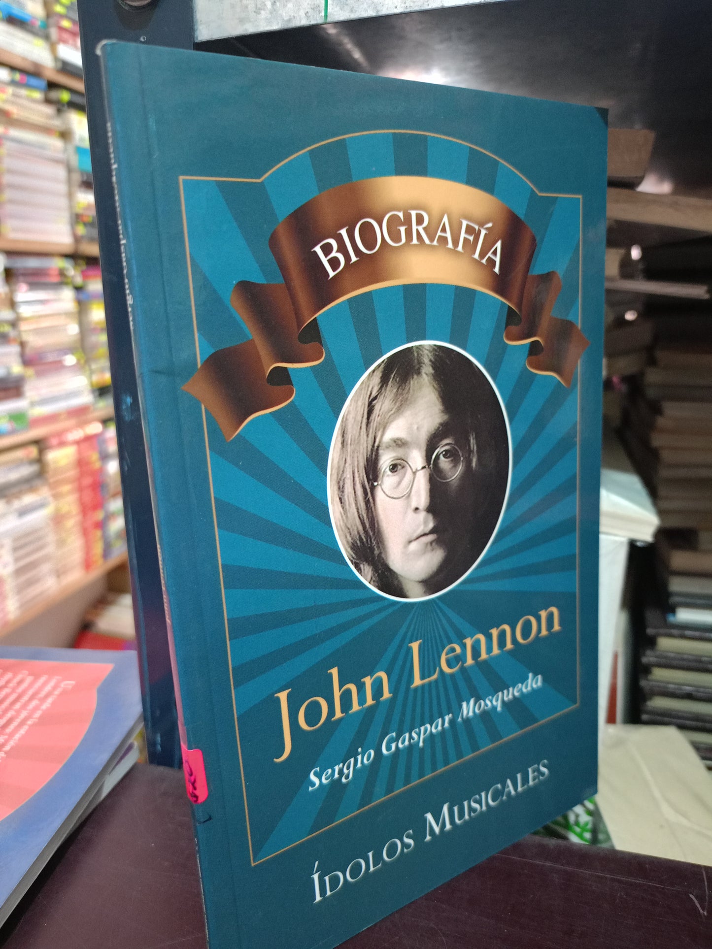 JOHN LENNON POR SERGIO GASPAR MOSQUEDA USADO HISTORIA LITERARIO 305