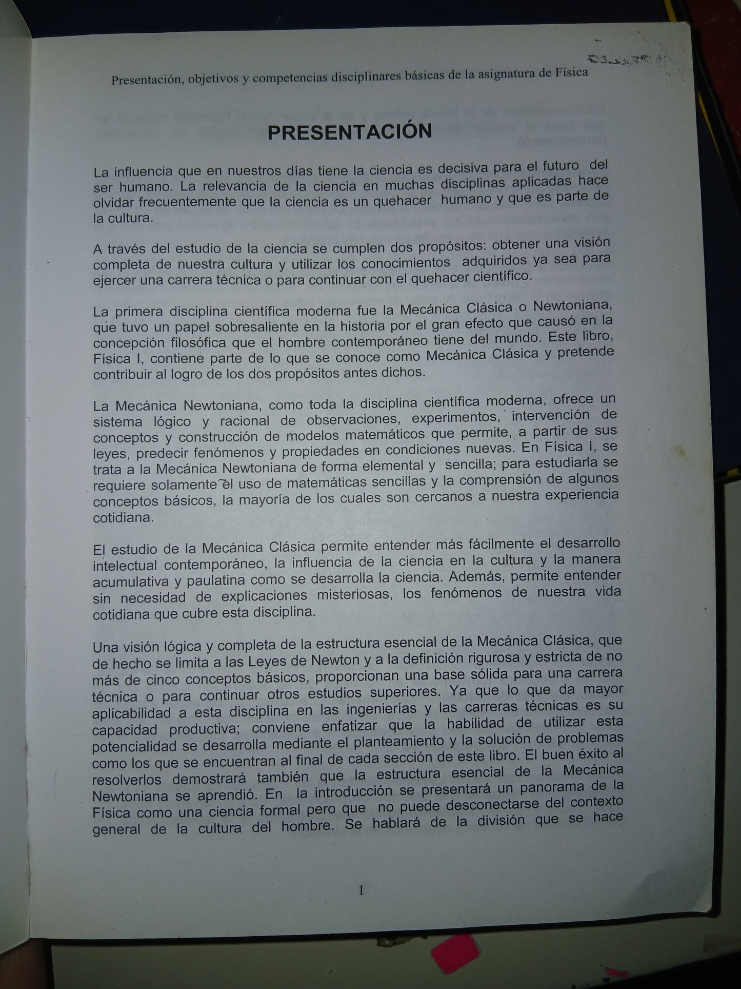 FISICA I POR A. OMAR HERNÁNDEZ AGUIRRE USADO FÍSICA LITERARIO 207