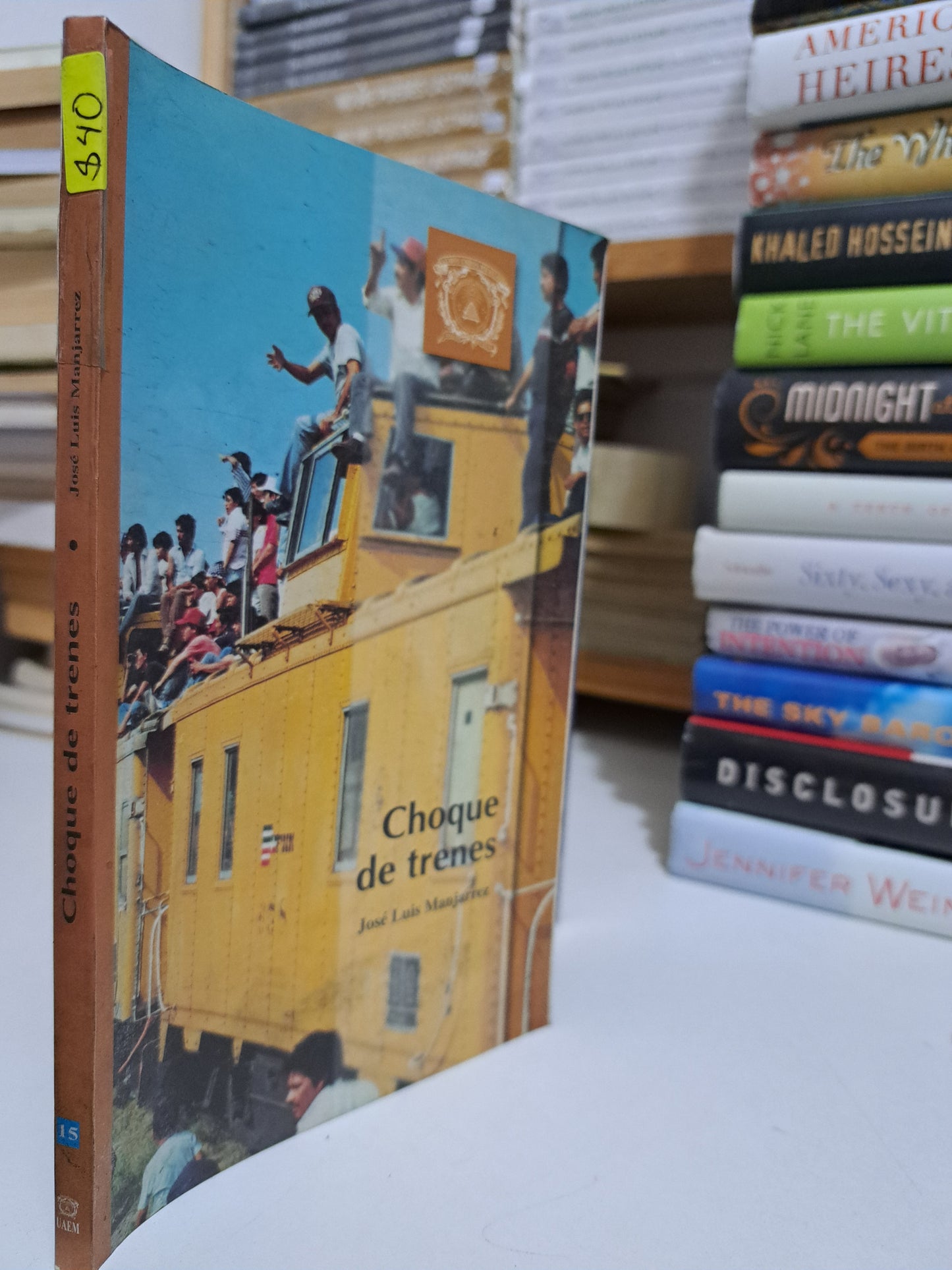 CHOQUE DE TRENES JOSÉ LUIS MANJARREZ USADO NOVELA JUÁREZ