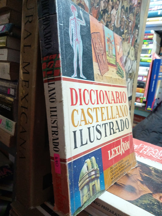 DICCIONARIO CASTELLANO ILUSTRADO POR LEXI RON USADO EDUCACION JUAREZ
