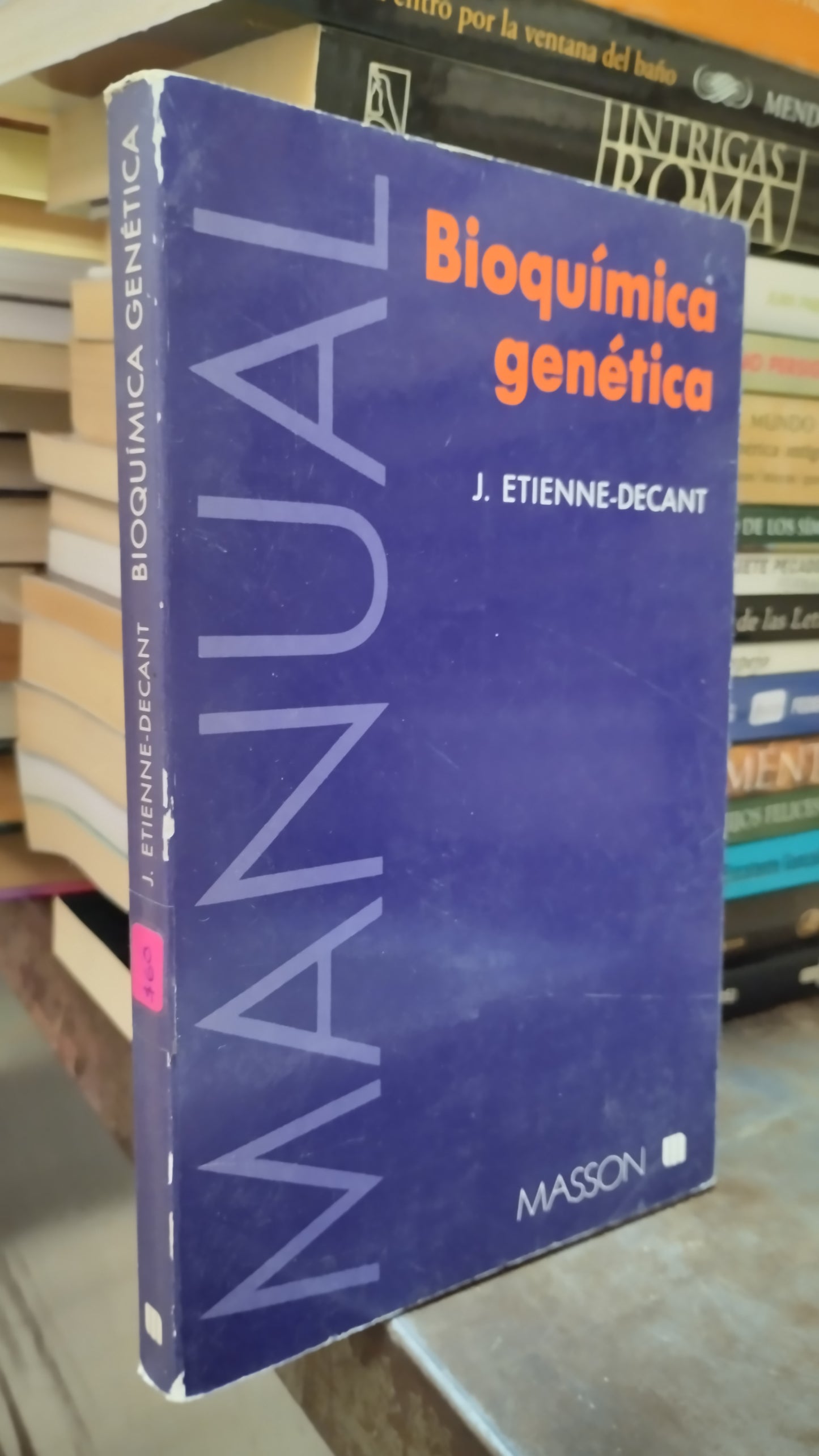 BIOQUIMICA GENETICA POR J ETIENNE DECANT LIBRO USADO QUIMICA ALDAMA